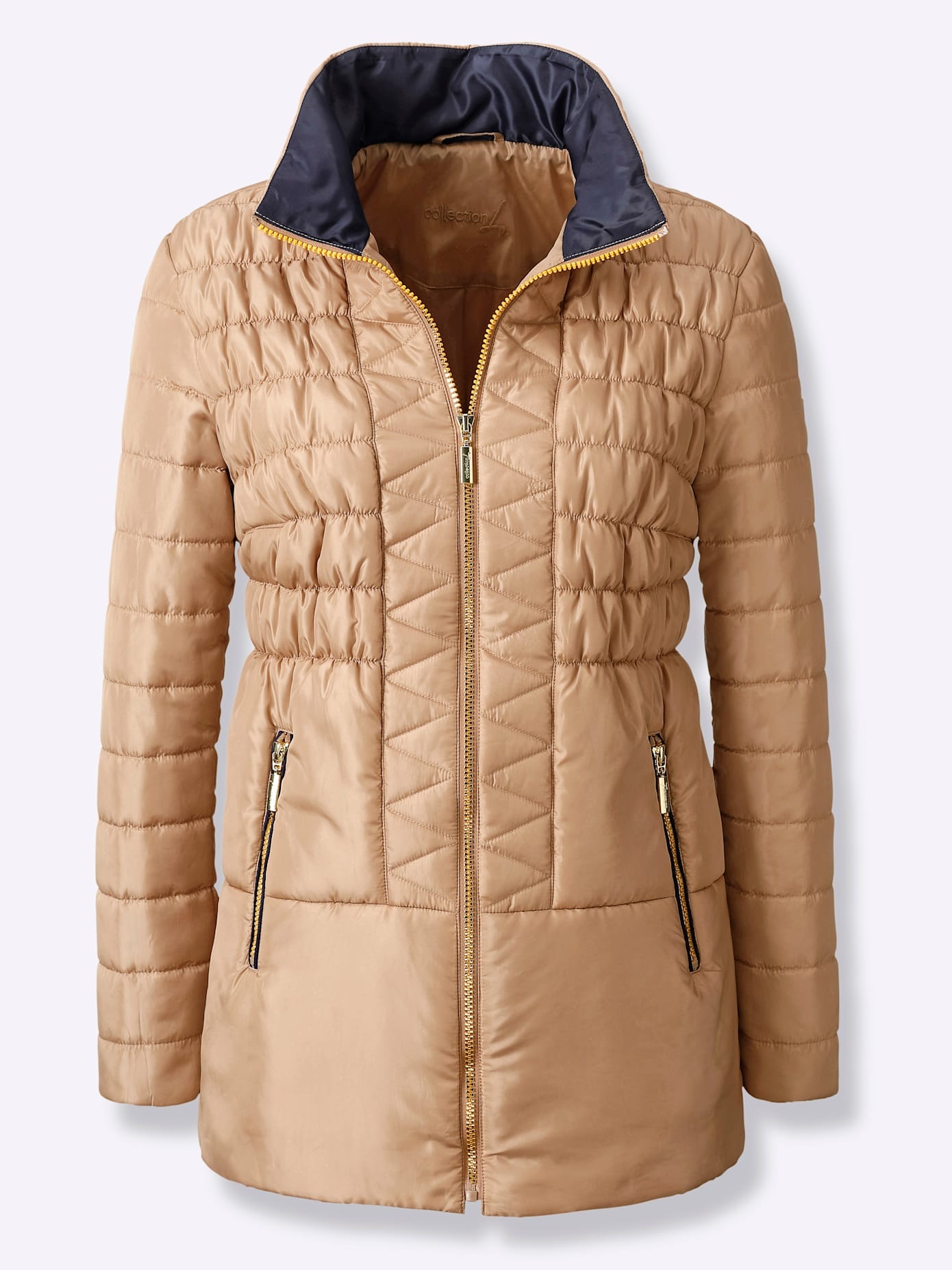 Thumbnail - Casual Looks Steppjacke ohne Kapuze