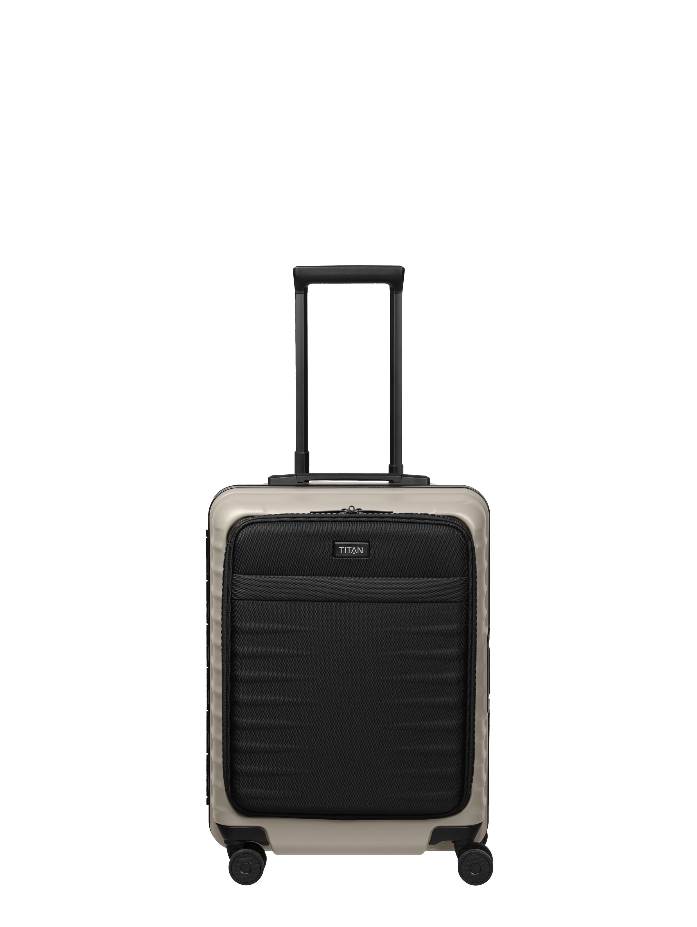 TITAN - Made in Germany Handgepäckkoffer »OVERSEAS S23 Business Handgepäcktrolley« 42 l 4 Rollen 17"-Laptopfach, flexible Vortasche und TSA-Schlösser