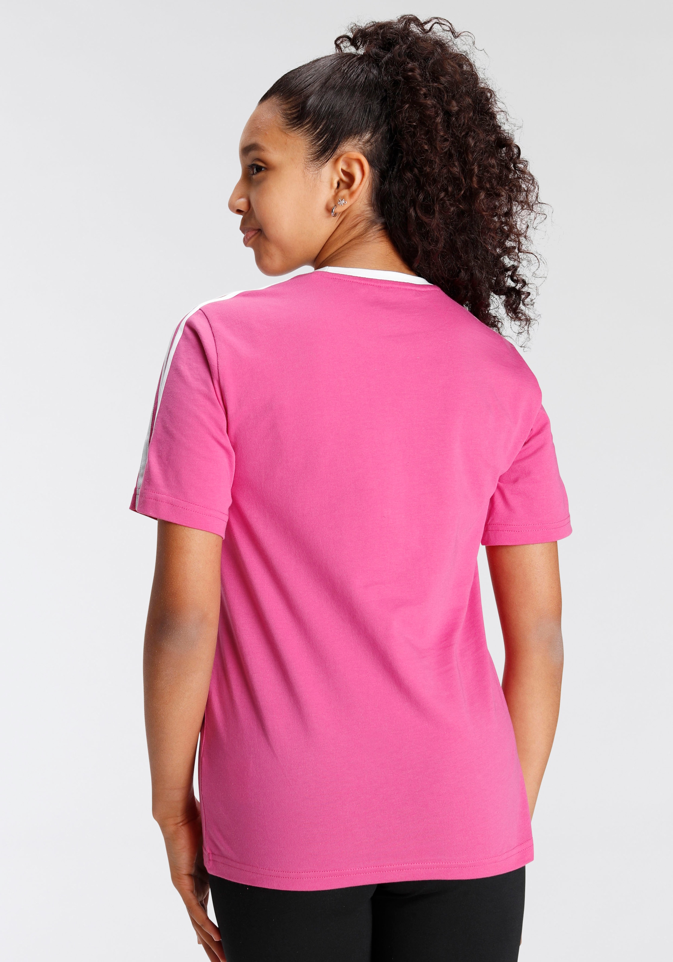 FIT Sportswear 3-STREIFEN bestellen LOOSE T-Shirt »ESSENTIALS BOYFRIEND« | COTTON adidas BAUR online