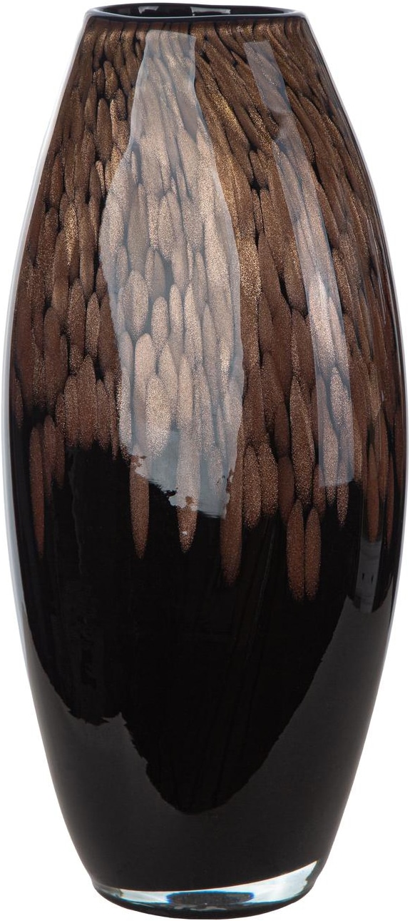 GILDE Tischvase »Glass Art, Vase, "Lemark", Glas, schwarz« Vase, Lemark, Dekovase, Design, Elegant, Modern, Trend, Hingucker