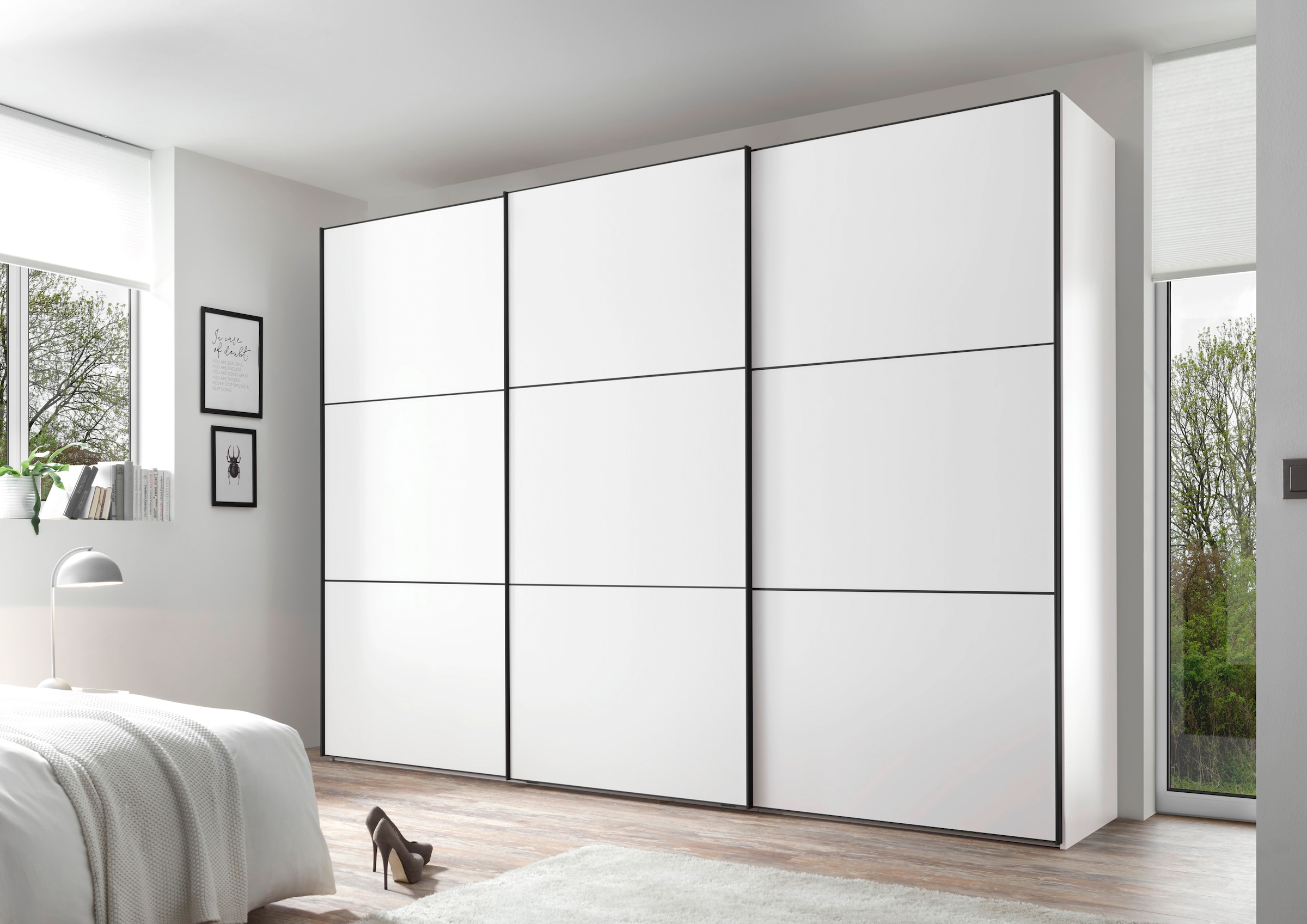 STAUD Schwebetürenschrank "Includo, Made in Germany" Mit vier verschiedenen Ausstattungsvarianten