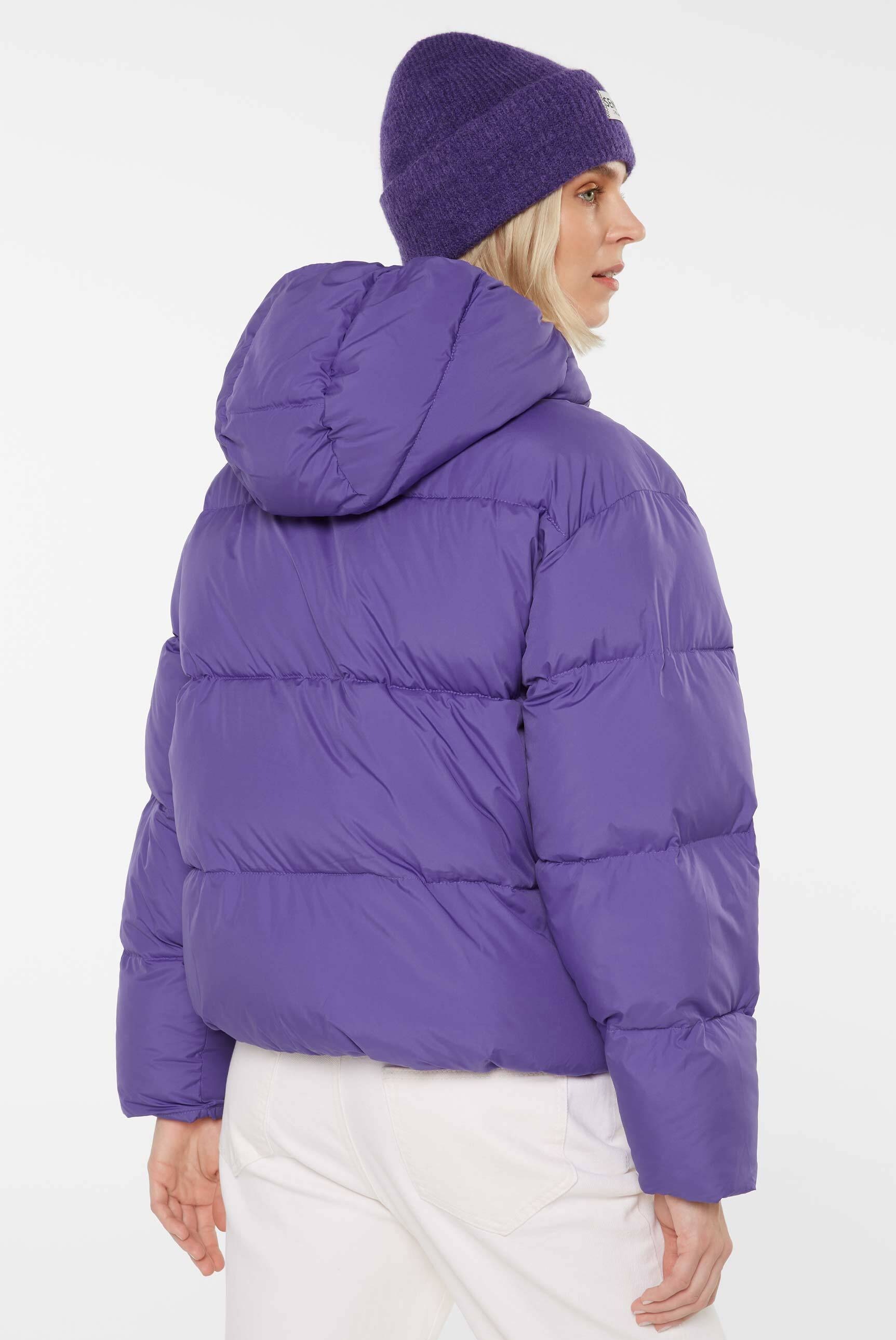 SENSES.THE LABEL Winterjacke mit Kapuze mit elastischen Steppnähten