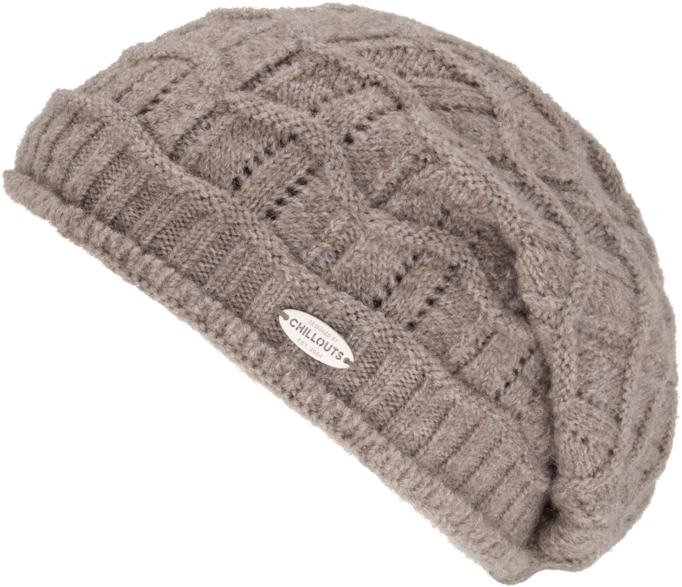 chillouts Beanie »Maira Hat«, mit weichem Lochstrickmuster