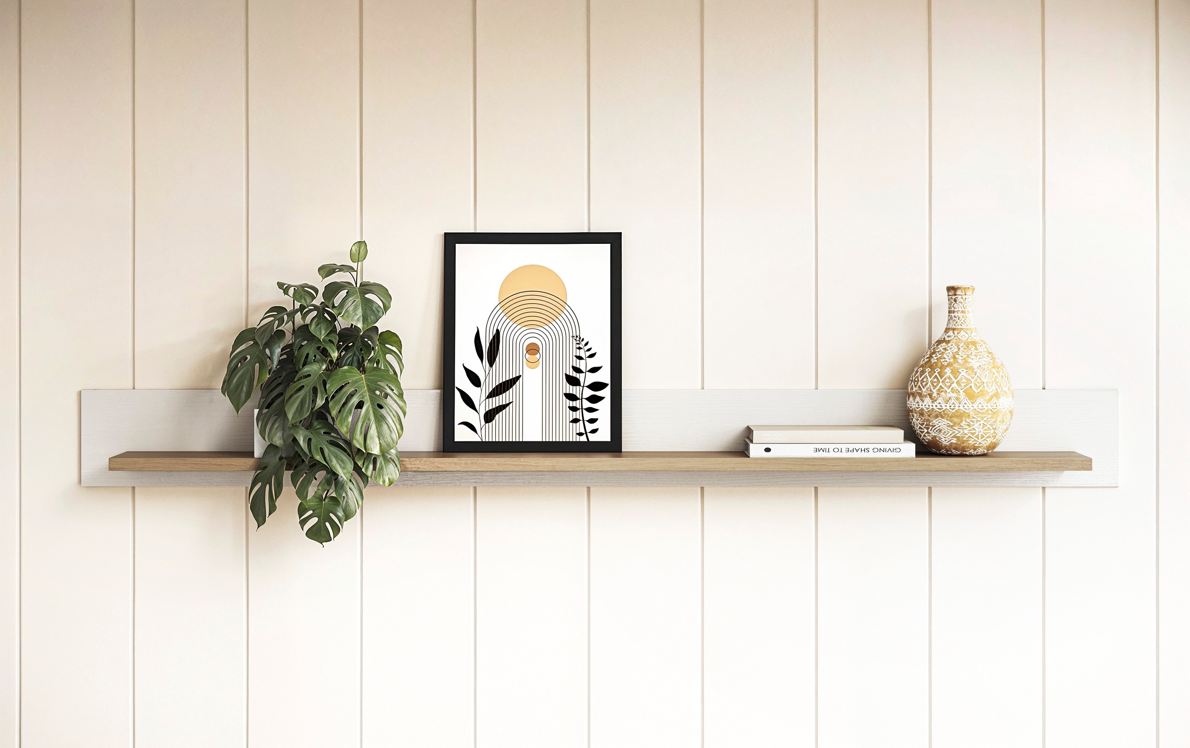 Home affaire Wandboard "Stranda, Wandregal im Scandi-Style, Wandhalter mit günstig online kaufen