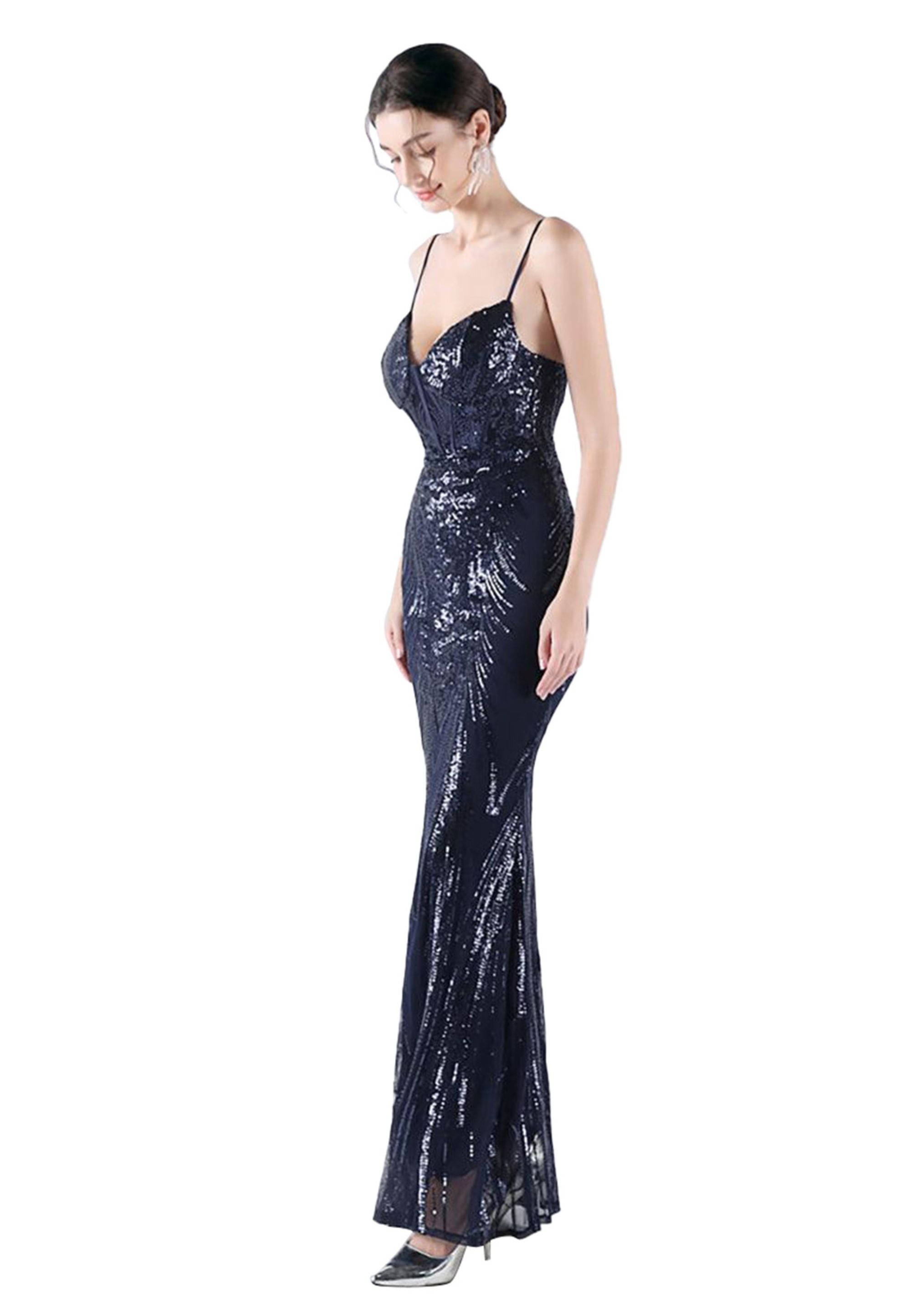 Moda Minx Jerseykleid »Gabrielle«, mit funkelndem Paillettenbesatz