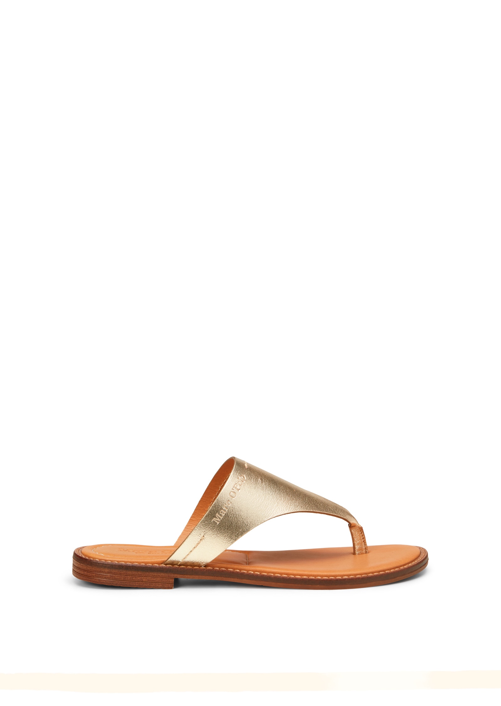 Marc O'Polo Sandale »mit Champagner-Metallic-Glanz«