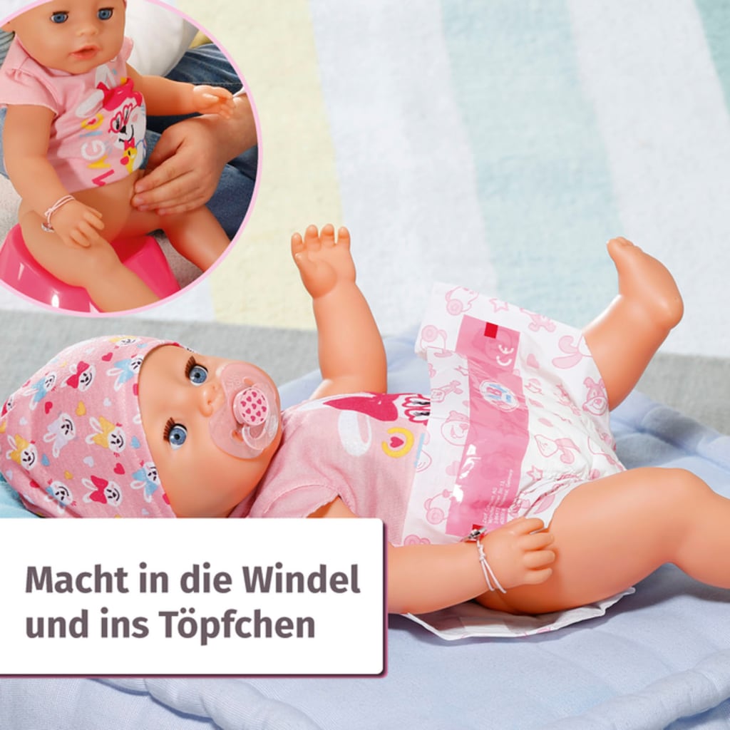 Baby Born Babypuppe »Magic Girl, 43 cm«, (Set, 13 tlg.)