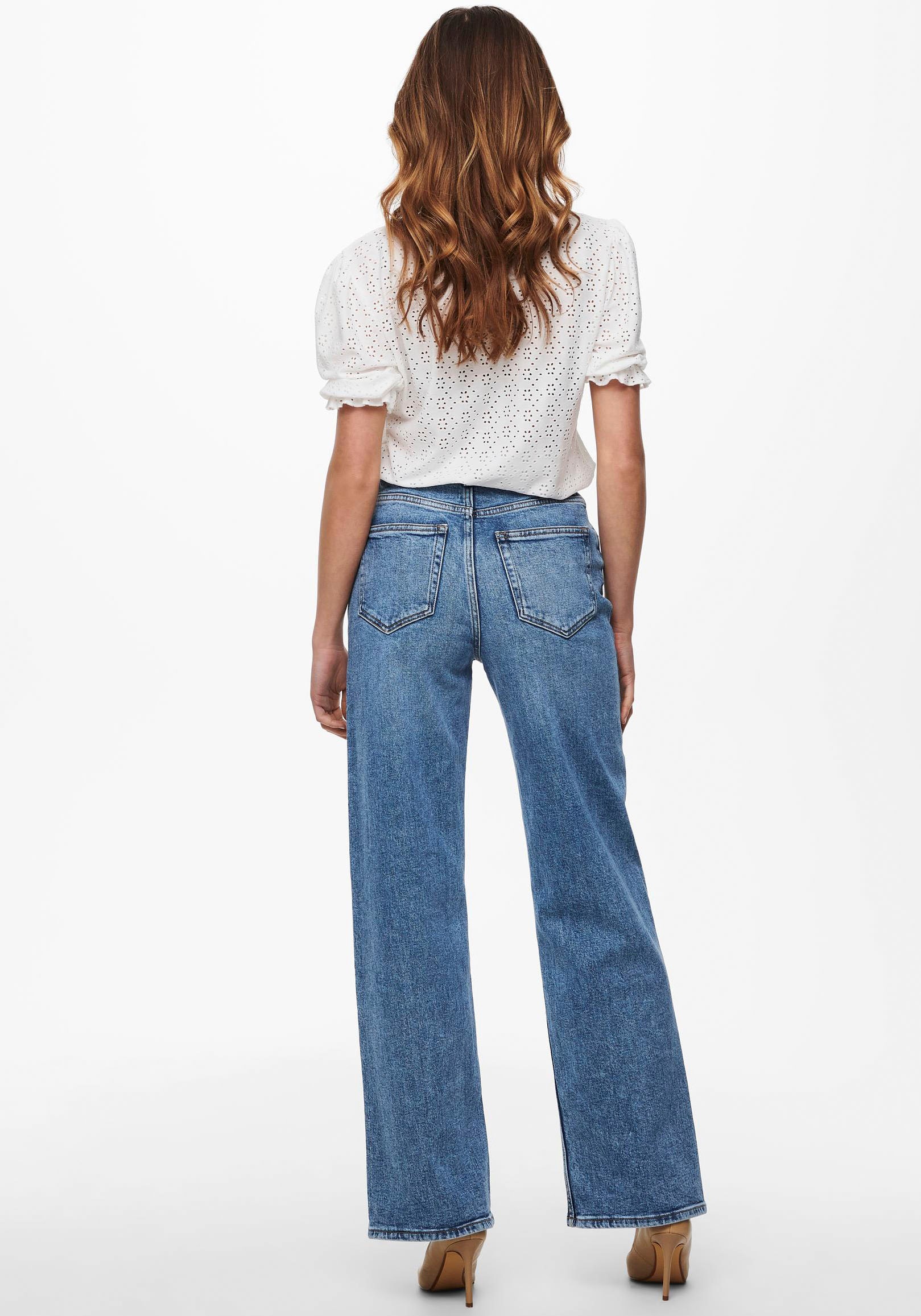 ONLY High-waist-Jeans "ONLJUICY HW WIDE LEG" günstig online kaufen