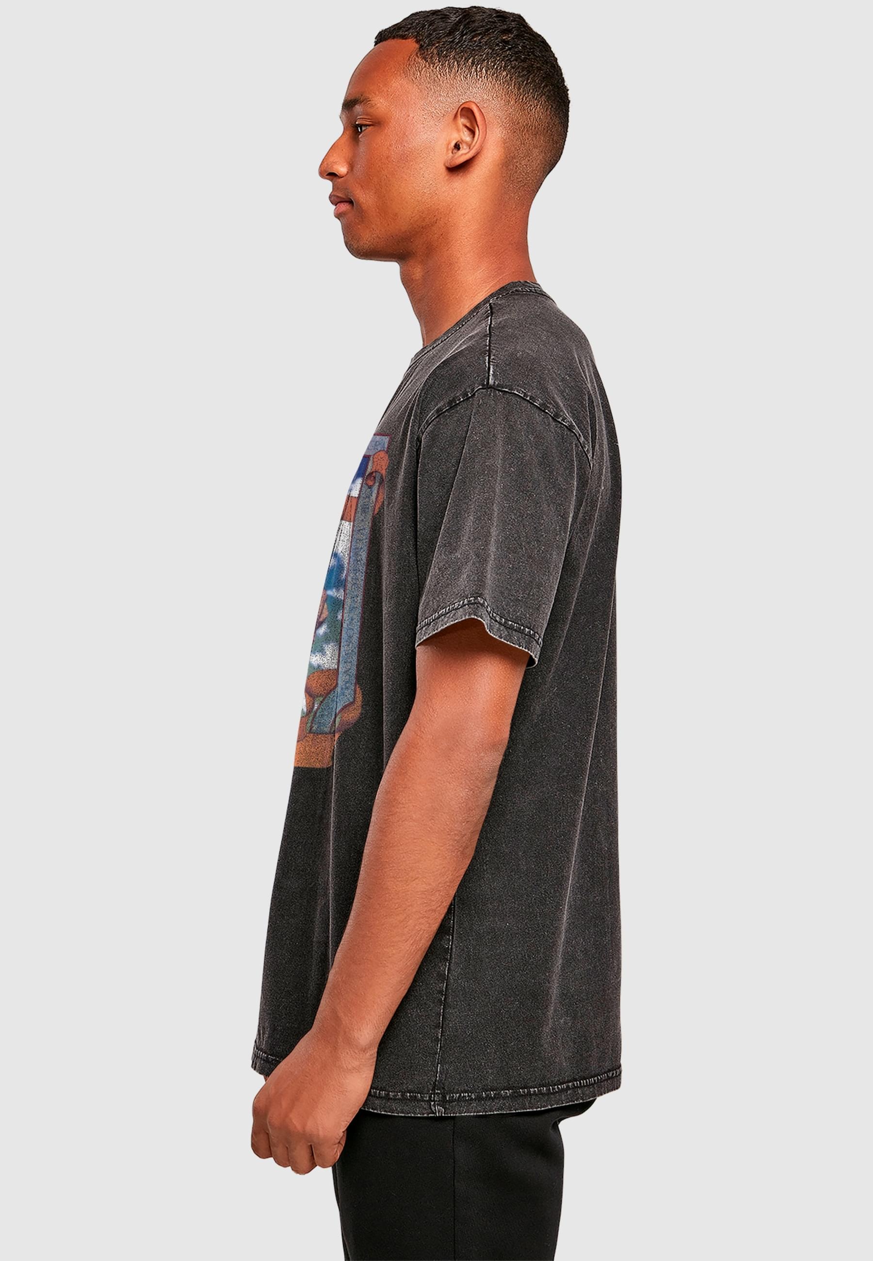 Merchcode T-Shirt »Merchcode DIO - Sacred Heart Acid Washed Oversize Tee«, (1 tlg.)