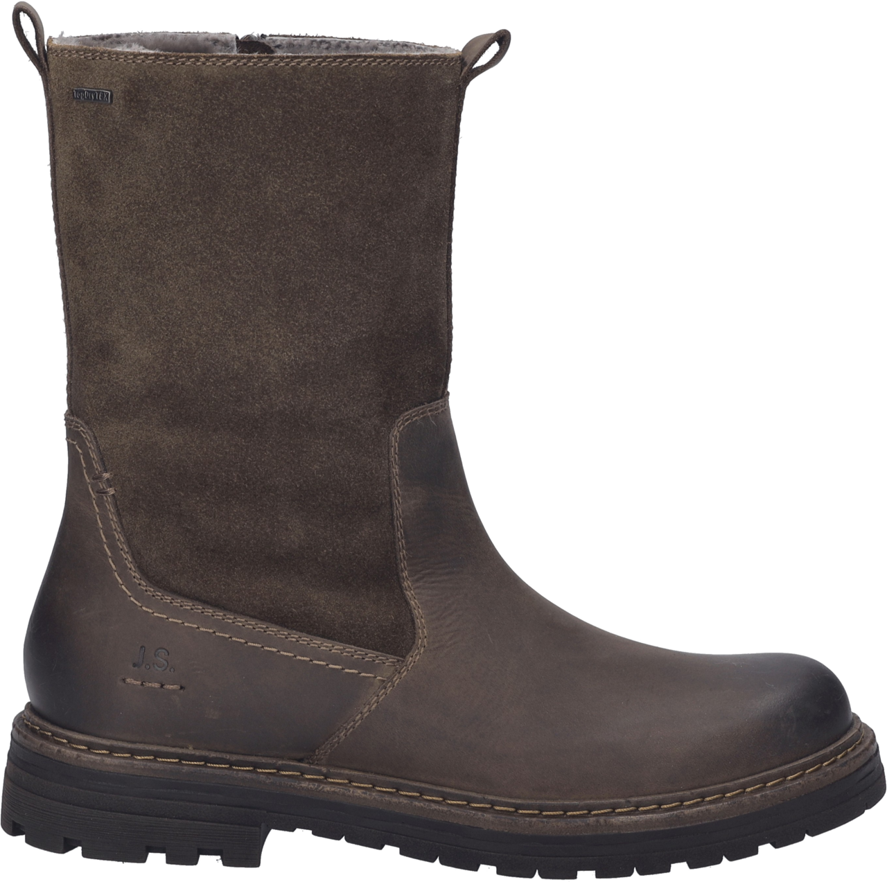 Josef Seibel Winterstiefel »Curtis 52«  Blockabsatz, Stiefelette mit Logoprägung, Weite G (=weit)
