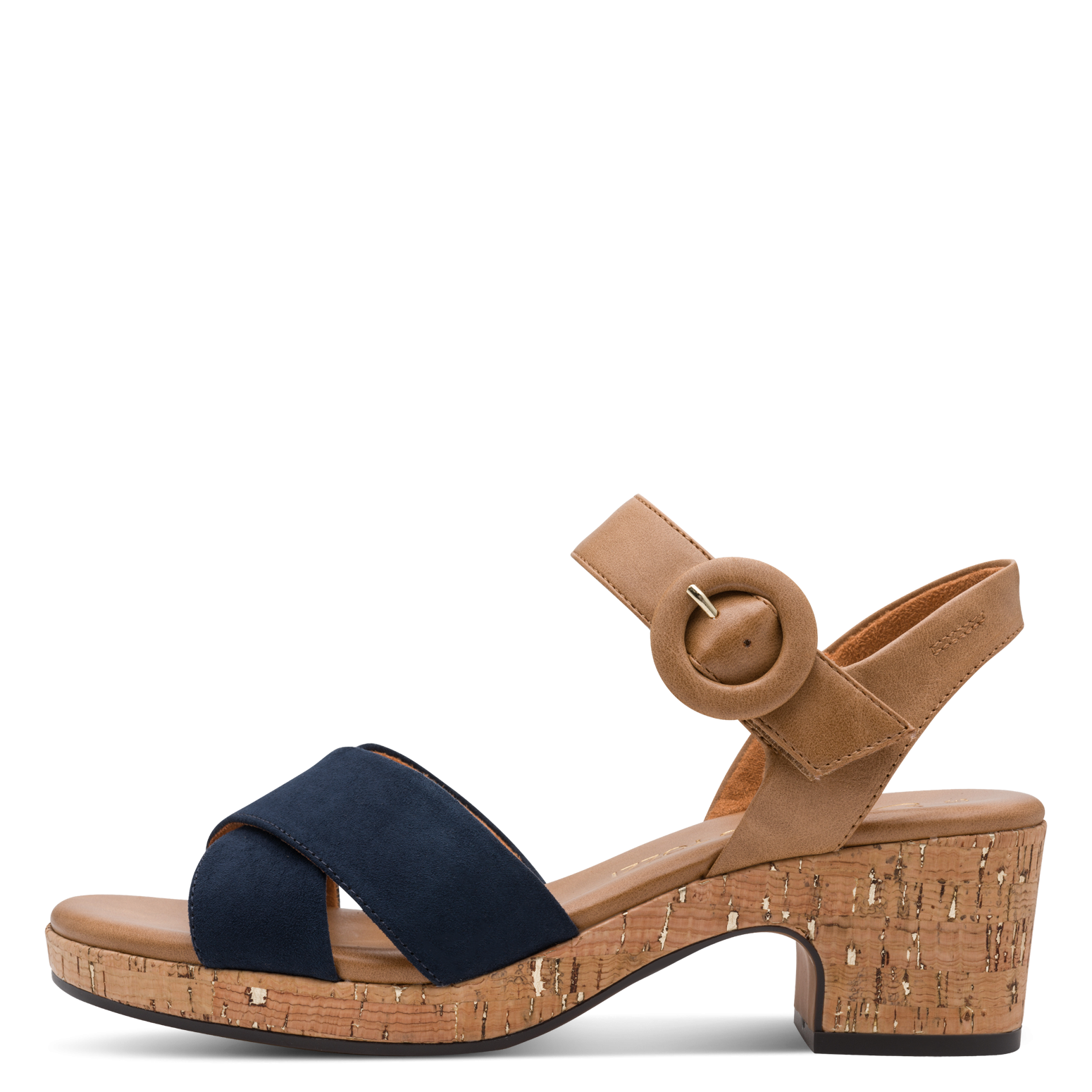 MARCO TOZZI Sandalette  , Blockabsatz, Plateau, Sommerschuh, Sandale mit Feel Me-Ausstattung