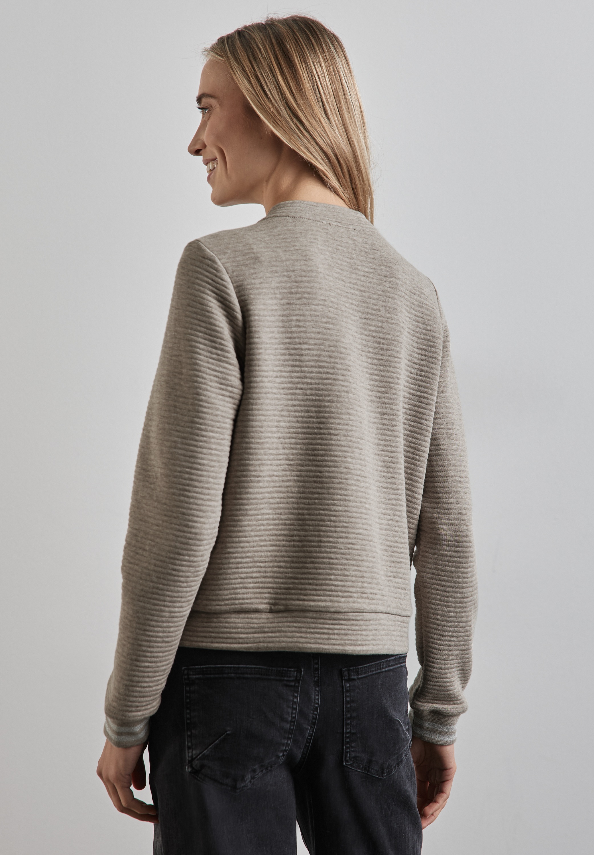 STREET ONE Cardigan, mit Rundhalsausschnitt