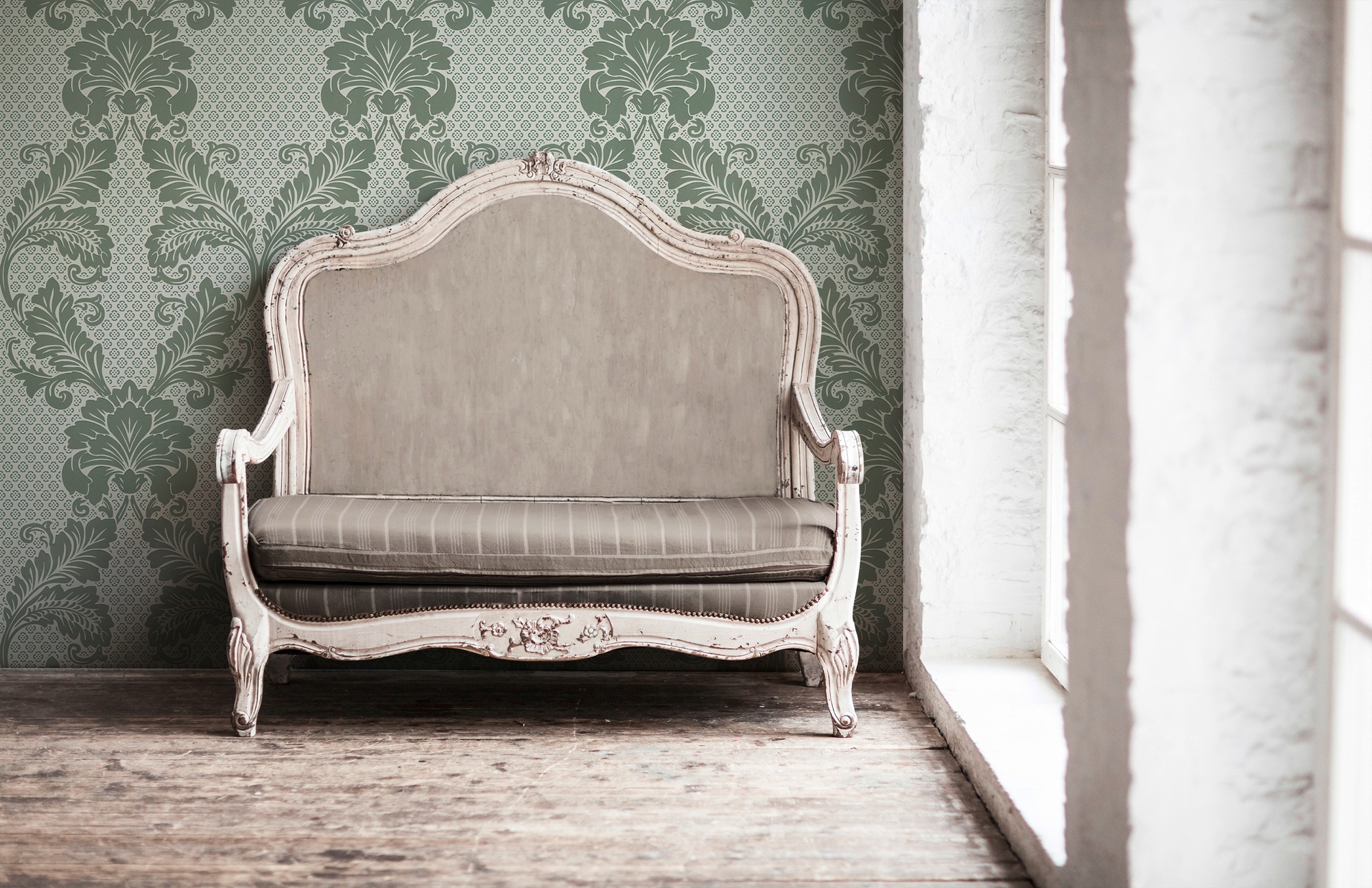 Architects Paper Vliestapete »Luxury wallpaper«, Barock-ornamental-gemustert, Ornament Tapete Barock Tapeten Wohnzimmer Schlafzimmer Küche Flur Büro