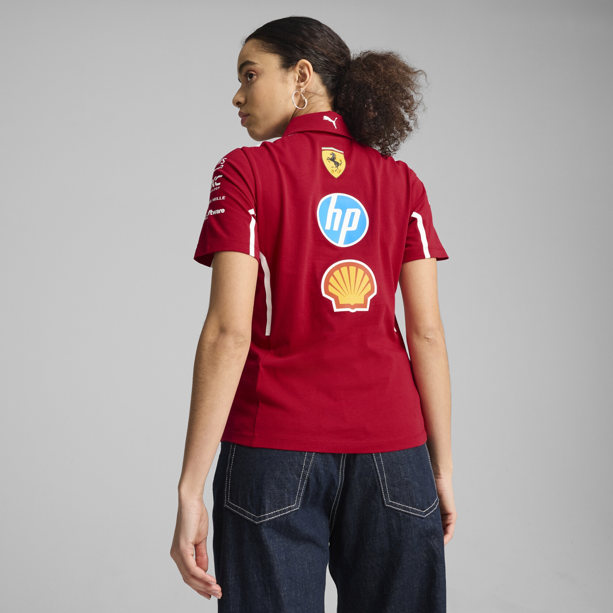 PUMA Poloshirt »Scuderia Ferrari HP 2025 Team Polo Damen«