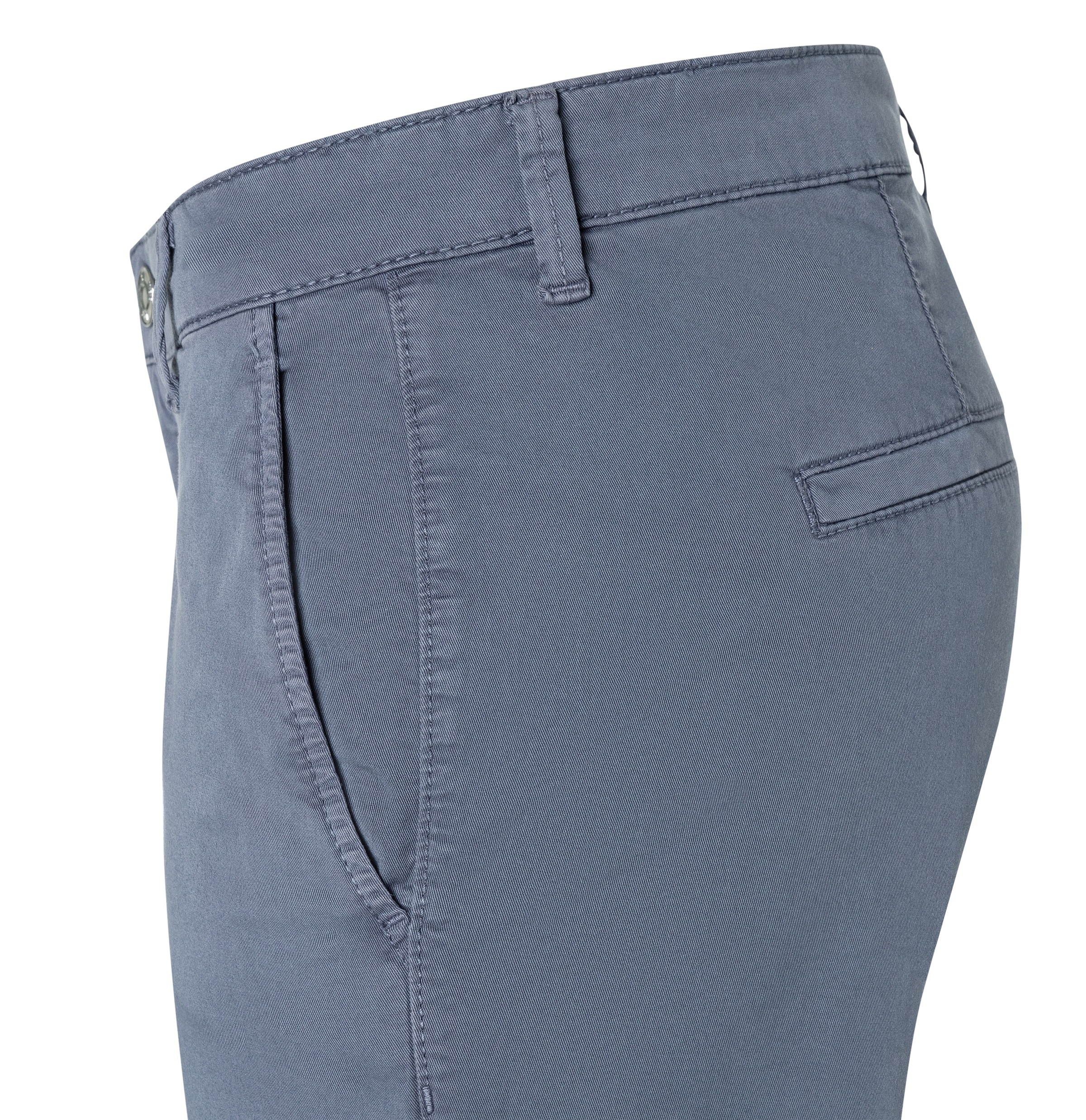 MAC Chinohose »CHINO turn up«, mit dezentem Glanz, elegant und sportiv zugleich