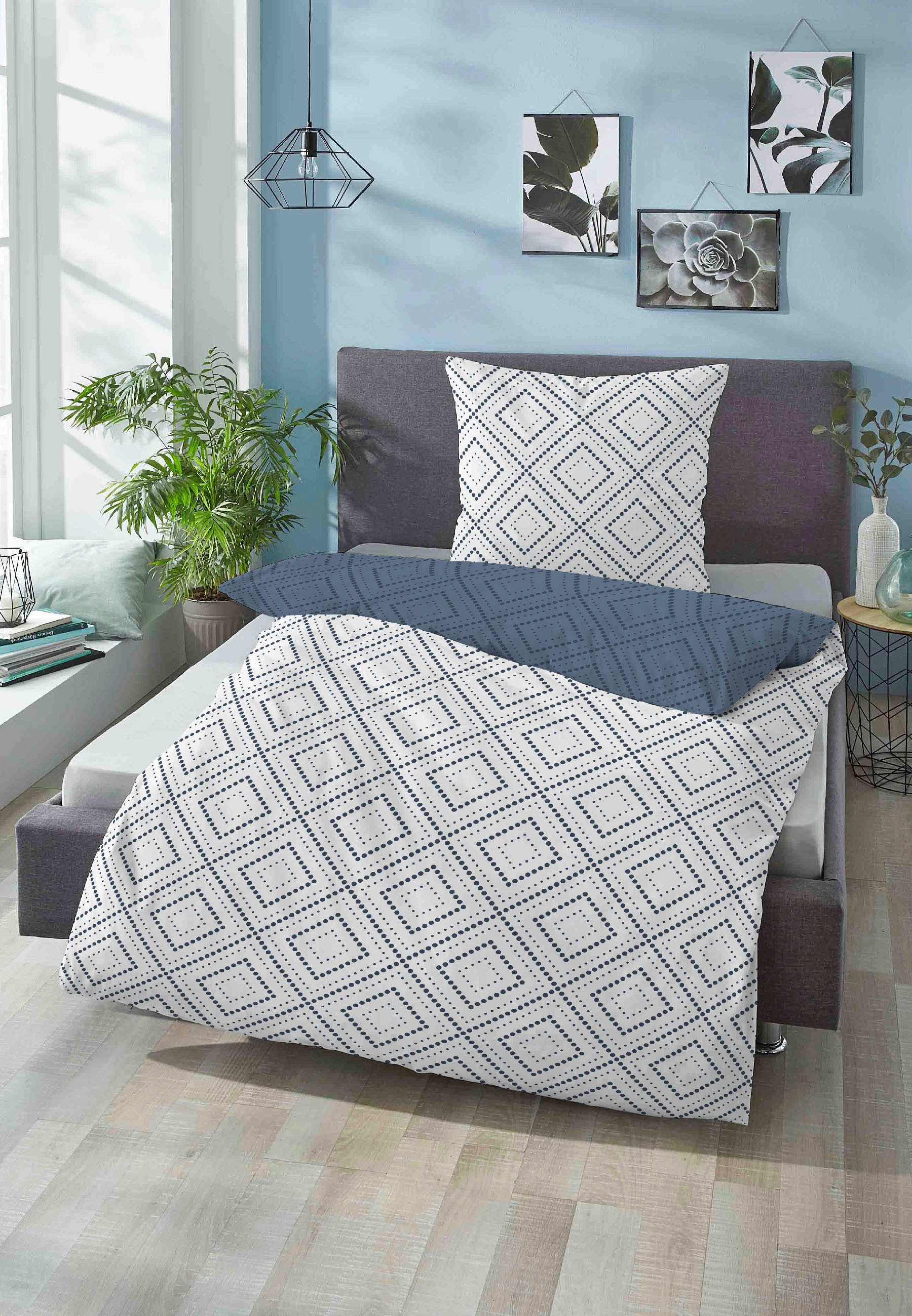 Castell - Markenbettwäsche Wendebettwäsche "Elena" 2 Stk. tlg. hautsympathi günstig online kaufen