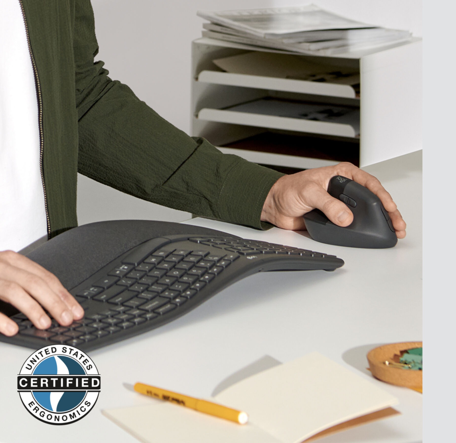 Logitech Maus »Lift for Business«