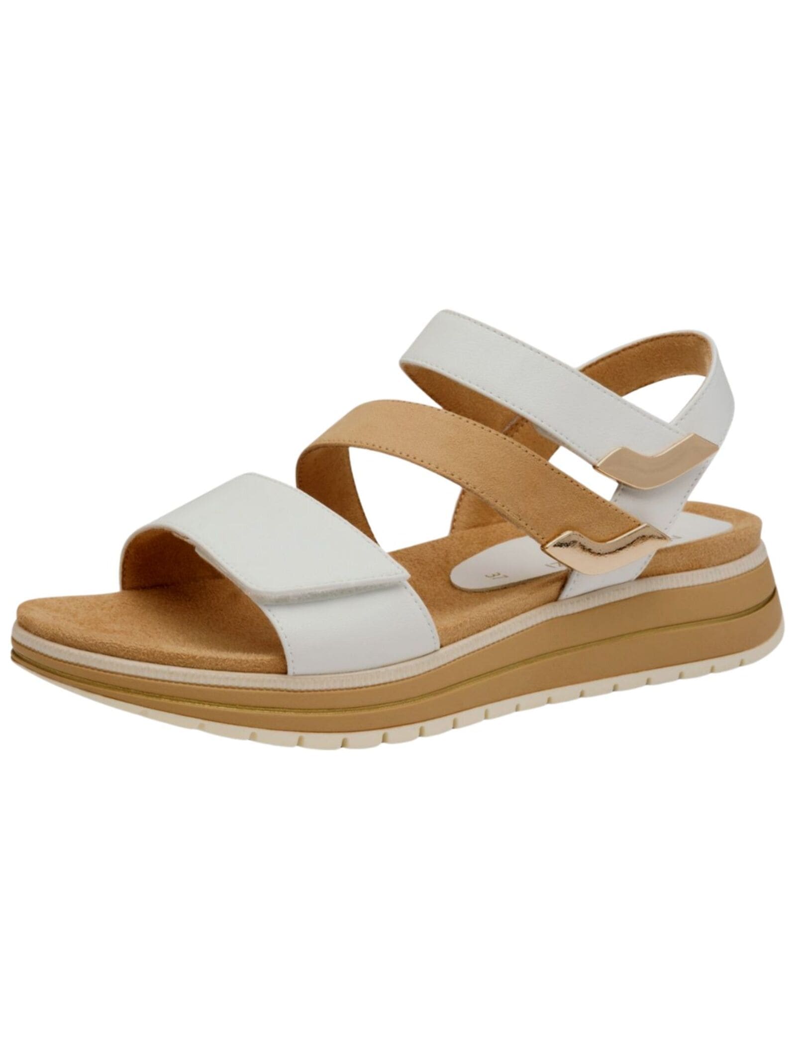 MARCO TOZZI Riemchensandale "Marco Tozzi Sandalen Lederimitat/Textil" günstig online kaufen