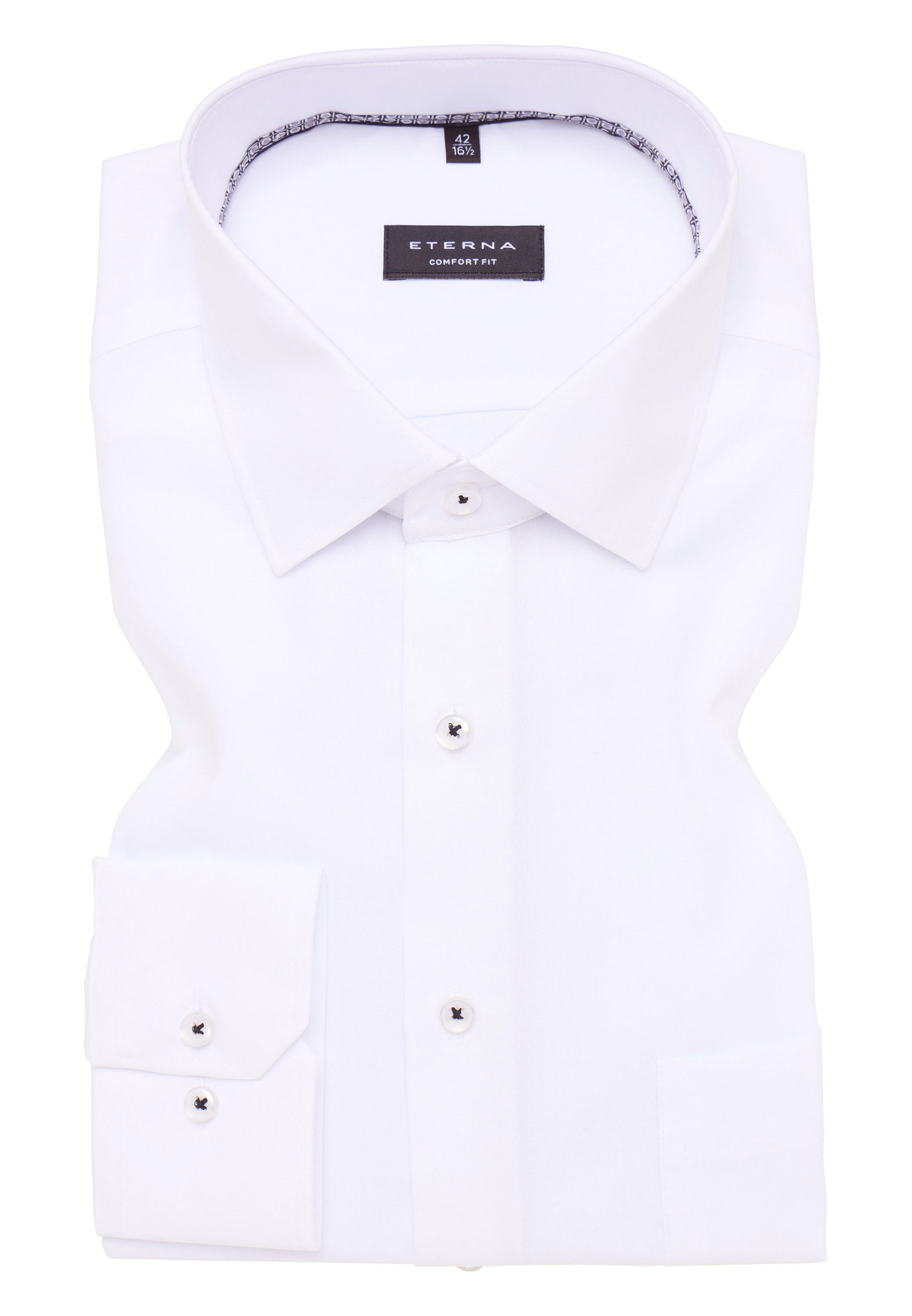 Eterna Langarmhemd, NON IRON (bügelfrei)