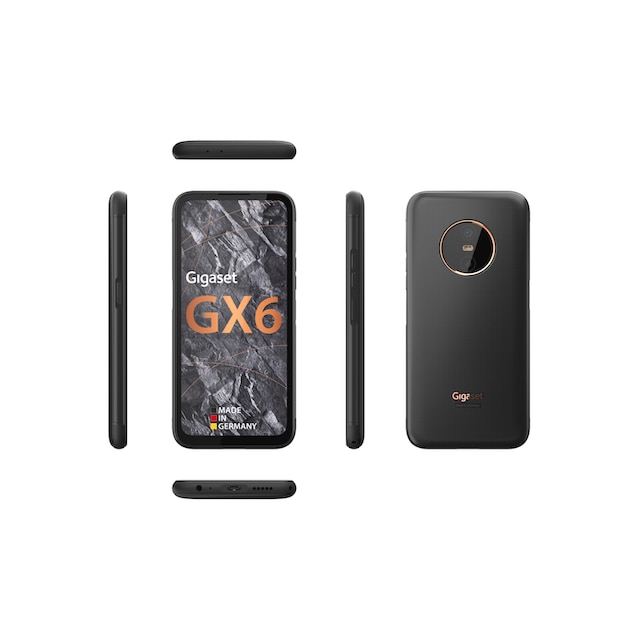 Gigaset Smartphone »GX6«, Schwarz, 16,76 cm/6,6 Zoll, 128 GB Speicherplatz,  50 MP Kamera | BAUR