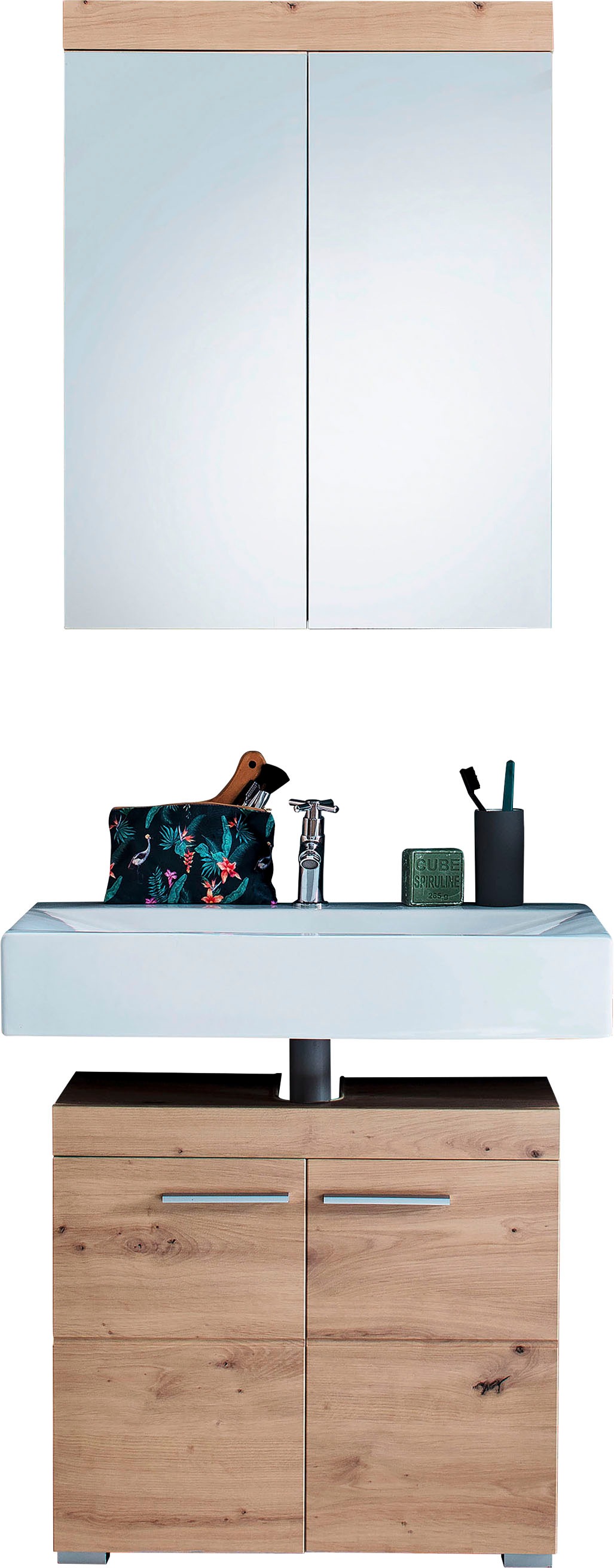 welltime Badmöbel-Set "Avena" Set, 2 Stk. tlg. günstig online kaufen