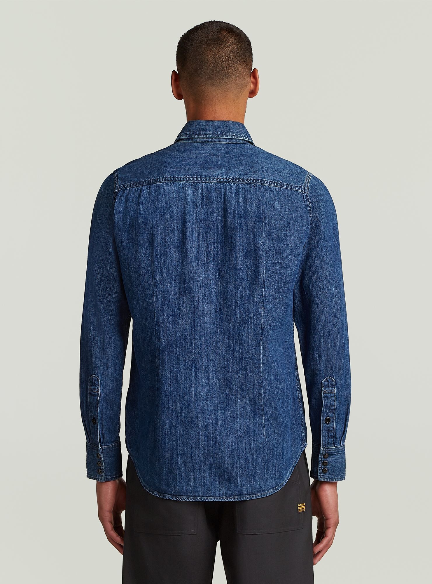 G-STAR Langarmshirt "Dakota Slim Denim Hemd" günstig online kaufen