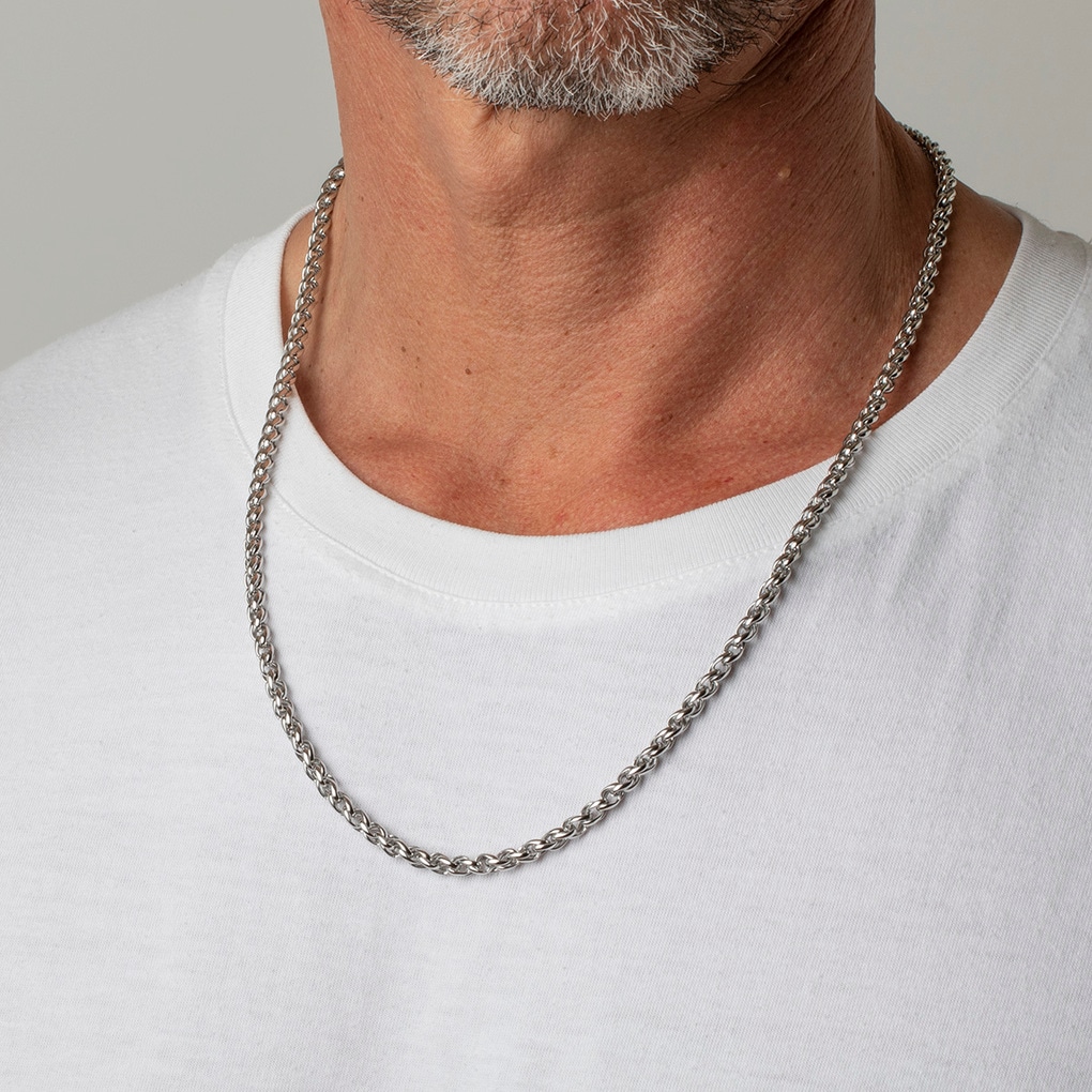 Lotus Edelstahlkette »Urban Man«