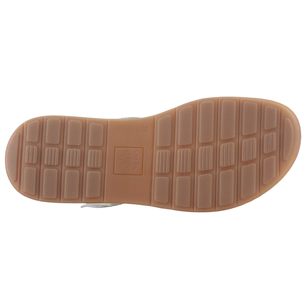 Ara Sandalette »OSAKA-S«, Sommerschuh, Sandale, Keilabsatz, mit waschbarem Fußbett, H-Weite