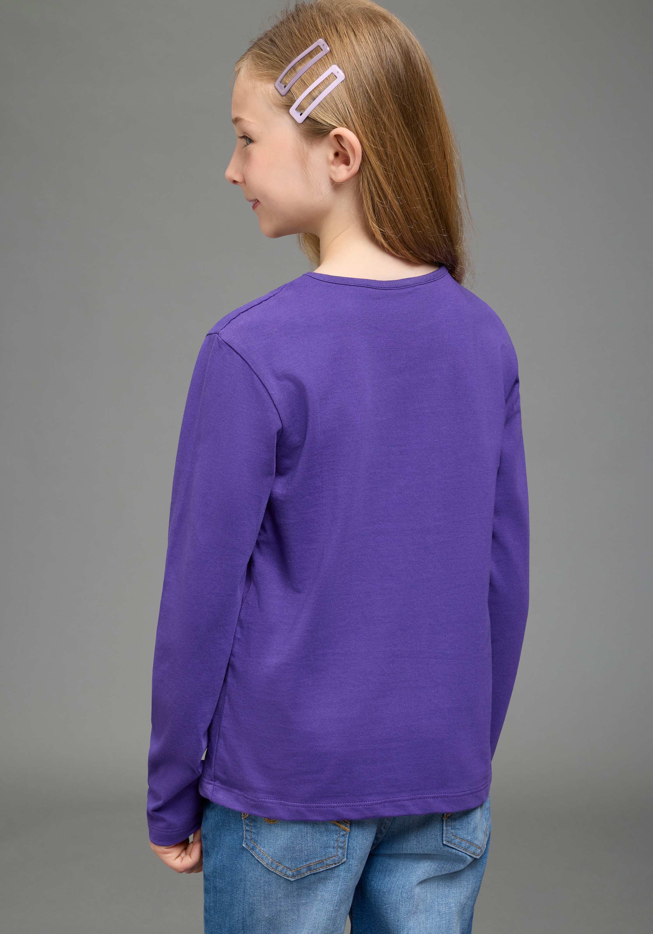 KIDSWORLD Langarmshirt »FROZEN Shirt, Disney« Basic-Passform, Langarm, bedrucktes Design