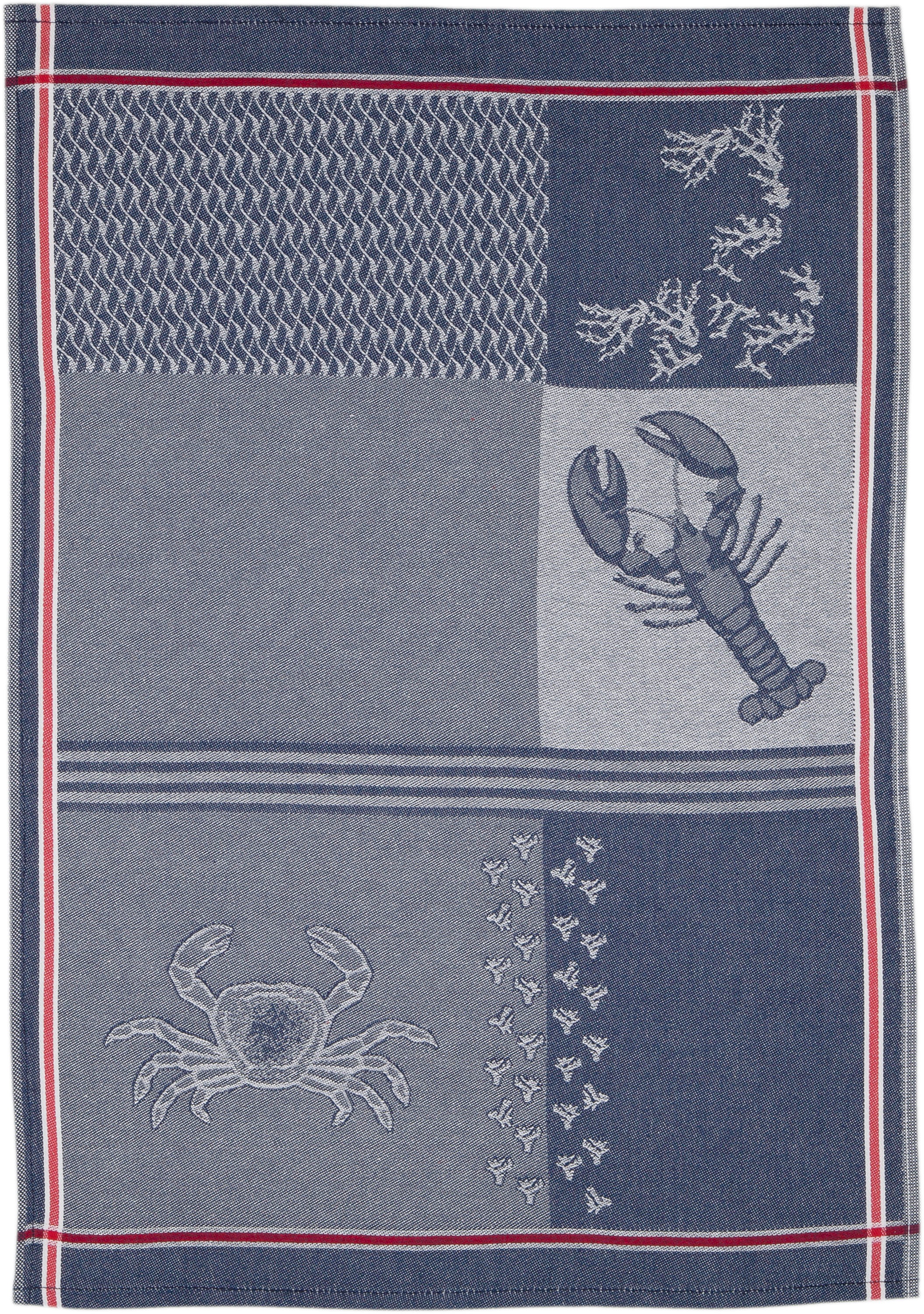 ROSS Geschirrtuch "Maritim - Krabben & Co" Motivtuch, aus 100% Baumwolle günstig online kaufen