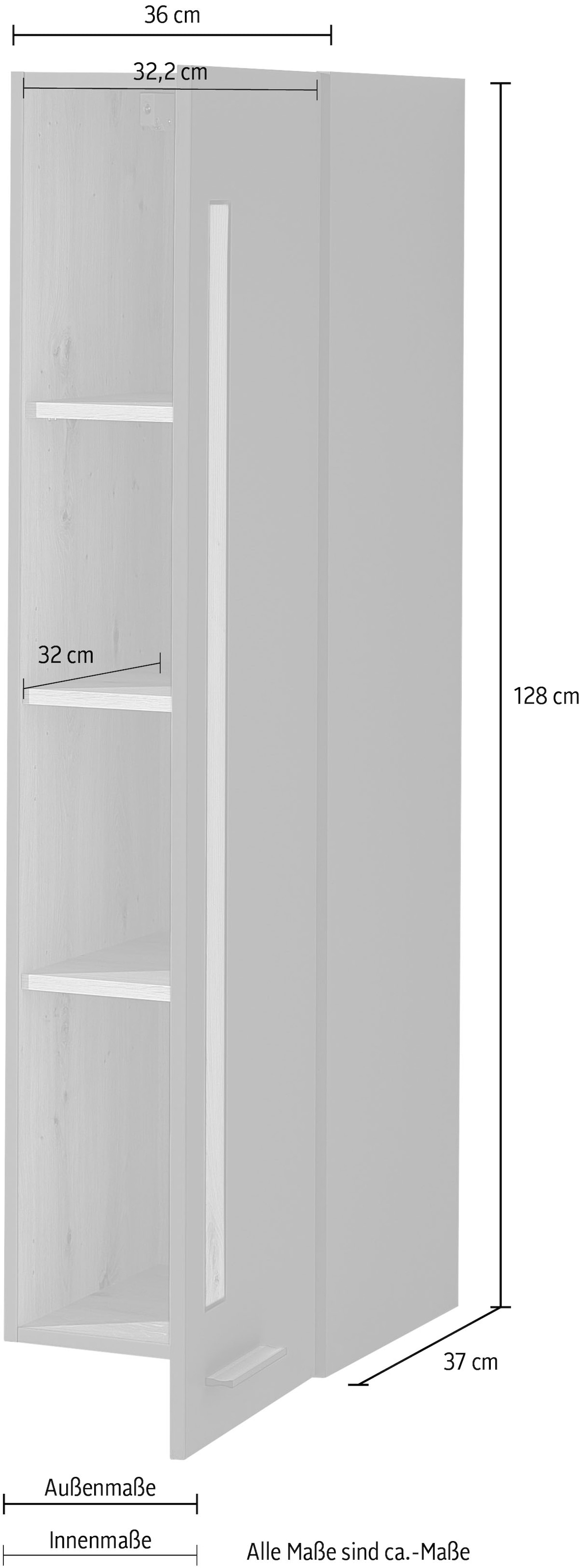 Innostyle Hängeschrank »Loft Two«, mit Soft-Close-Funktion, links/rechts verwendbar