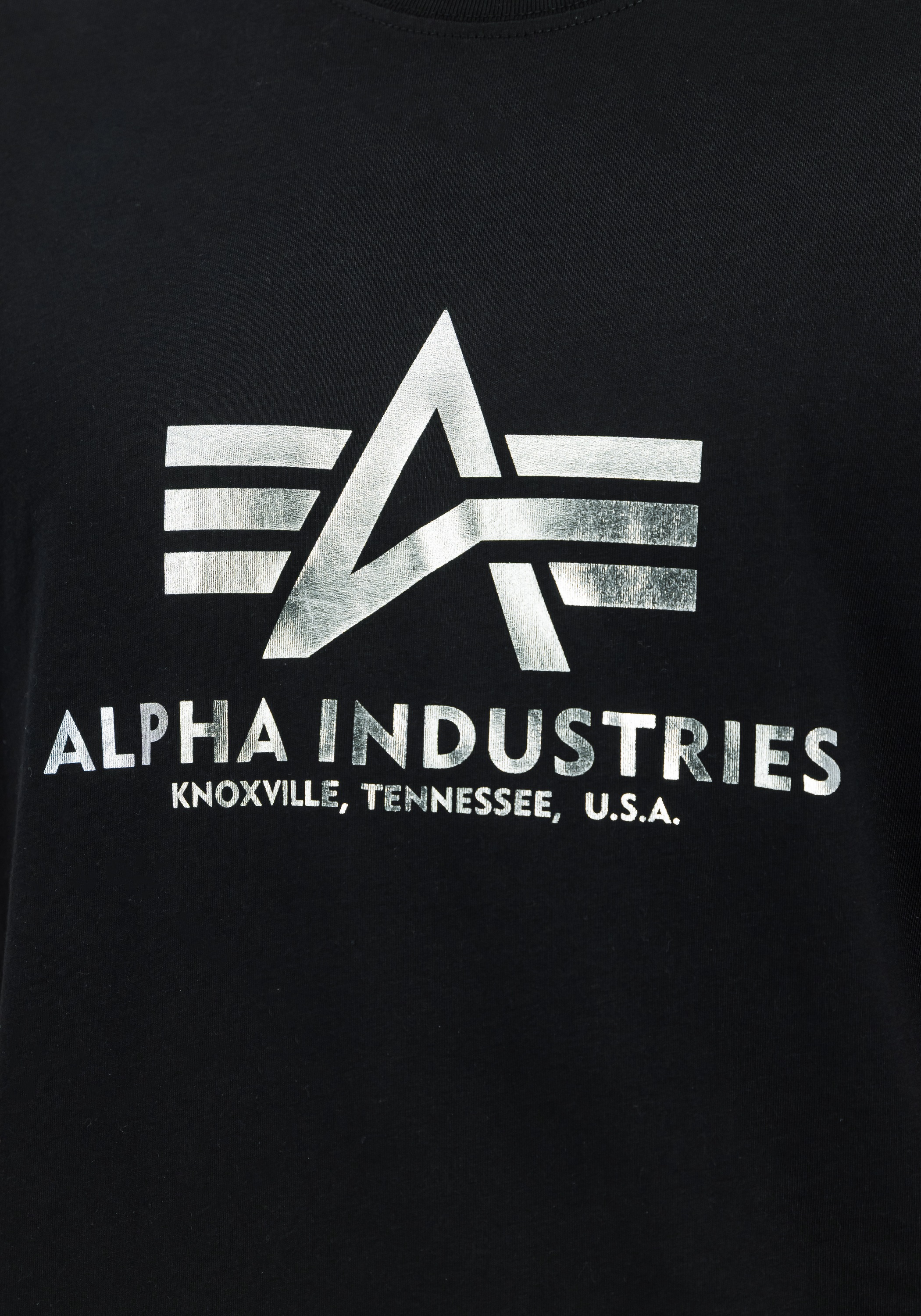 Alpha Industries T-Shirt »Alpha Industries Men - T-Shirts Basic T-Shirt BL Foil Print«