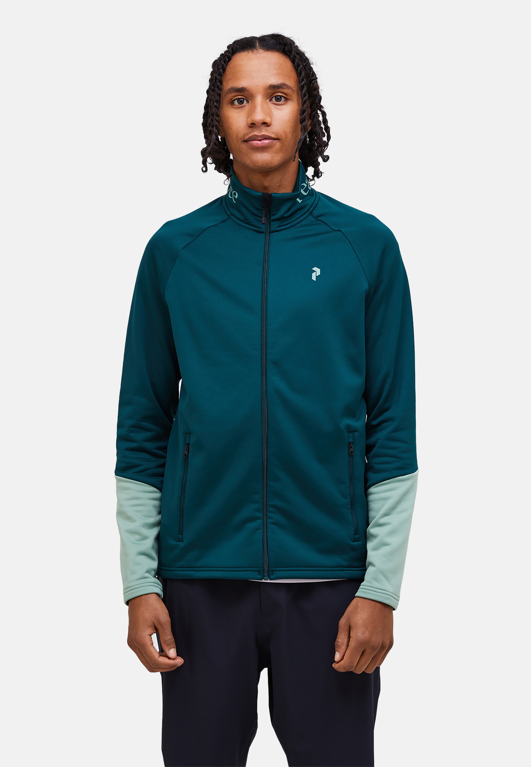 Peak Performance Fleecejacke »M Rider Essentials Midlayer Zip Jacket« mit sportivem Design