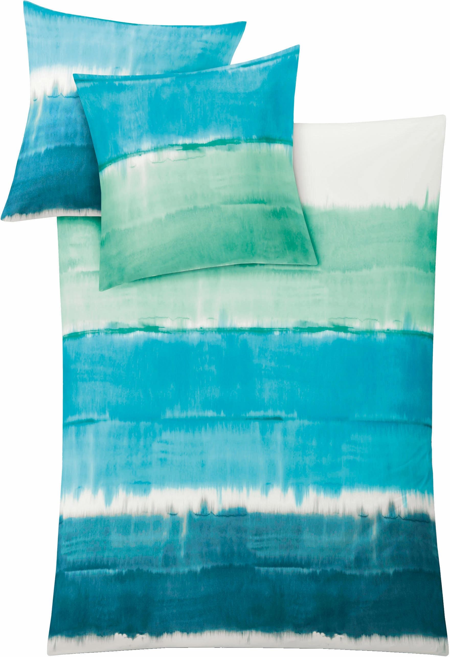 Kleine Wolke Bettwäsche "Long Beach" 2 Stk. tlg. mit breiten Streifen günstig online kaufen