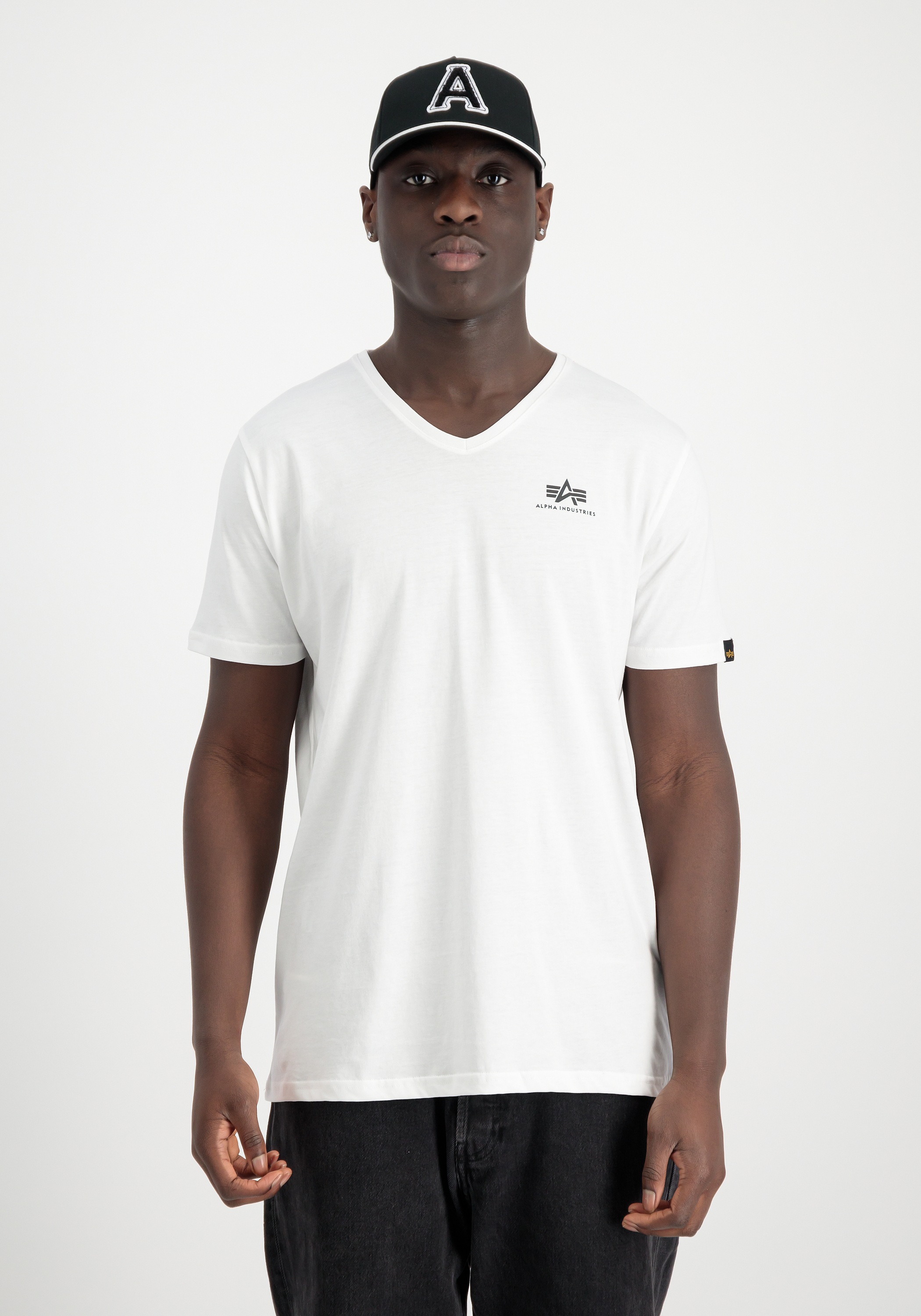 Alpha Industries T-Shirt »Basic V-Neck T-Shirt SL T-Shirt«