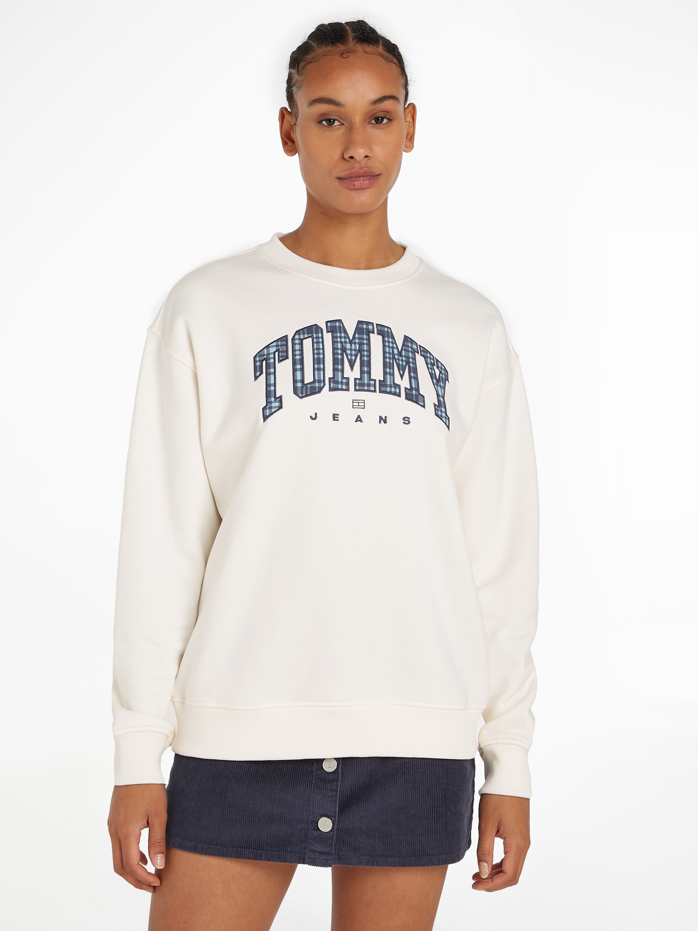 Sweatshirt »TJW RLX PREP EXPLORER 1 CREW EXT«, mit Tommy Jeans Logoschriftzug