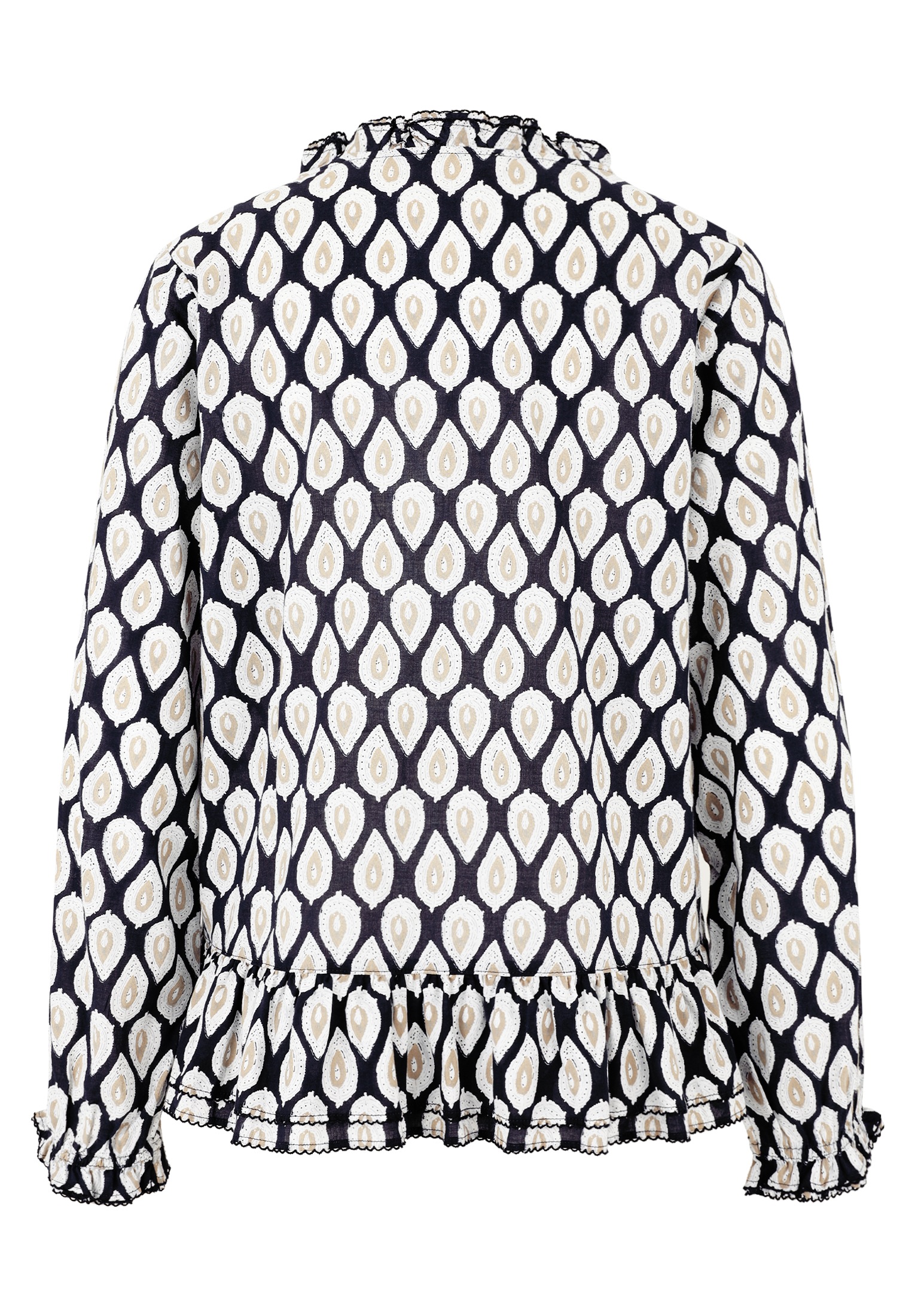 Thumbnail - Cartoon Schlupfbluse "Damen mit Raffung"