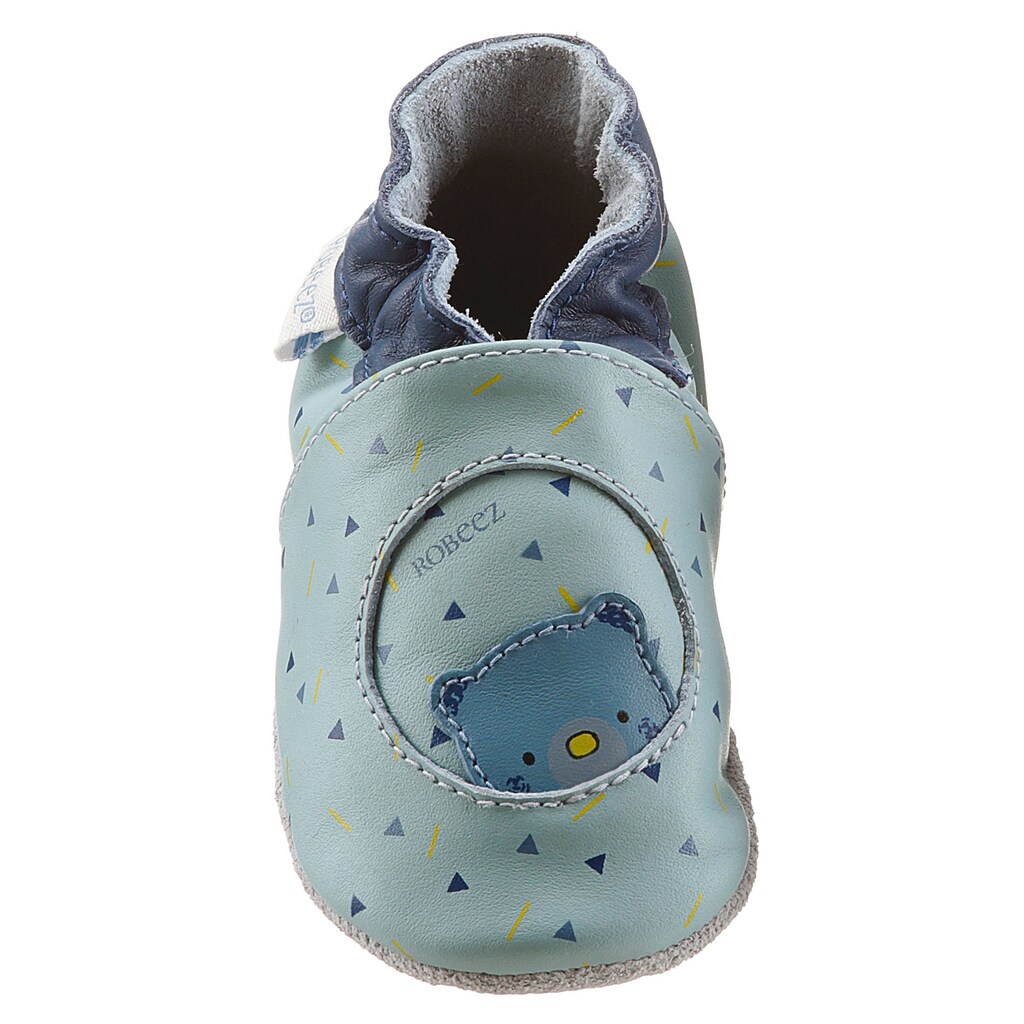 Schuhe Babyschuhe Robeez Krabbelschuh »Hiding Place«, mit Gummizug mint-hellblau Schuhe Babyschuhe Robeez Krabbelschuh »Hiding Place«, mit Gummizug mint-hellblau