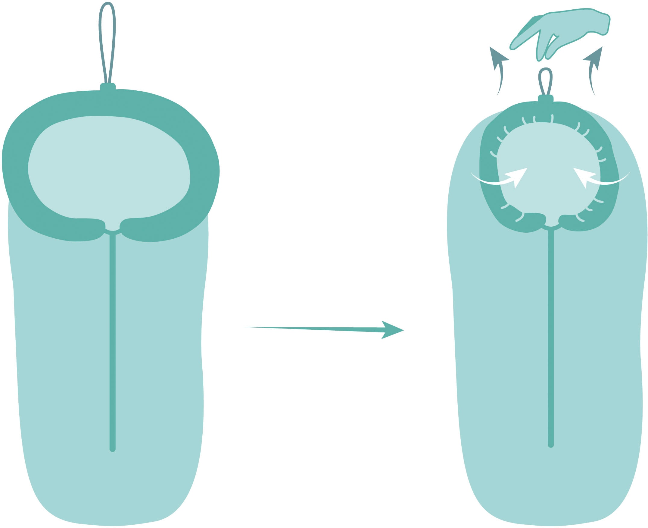 Fillikid Fußsack »Pamir Winterfußsack, salbei«