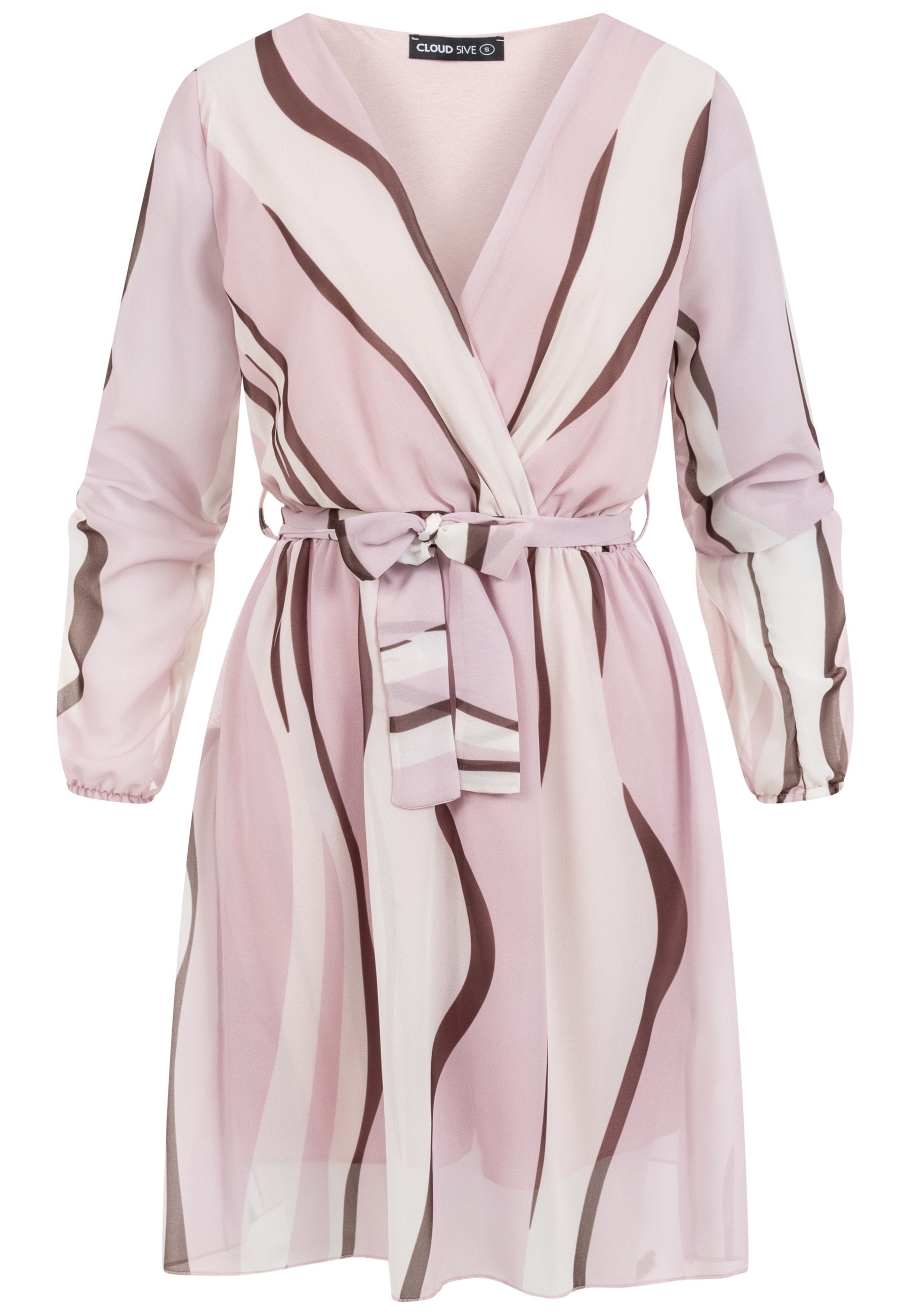 CLOUD 5IVE A-Linien-Kleid "CLOUD 5IVE Long-sleeve Dress Waves" 1 tlg.