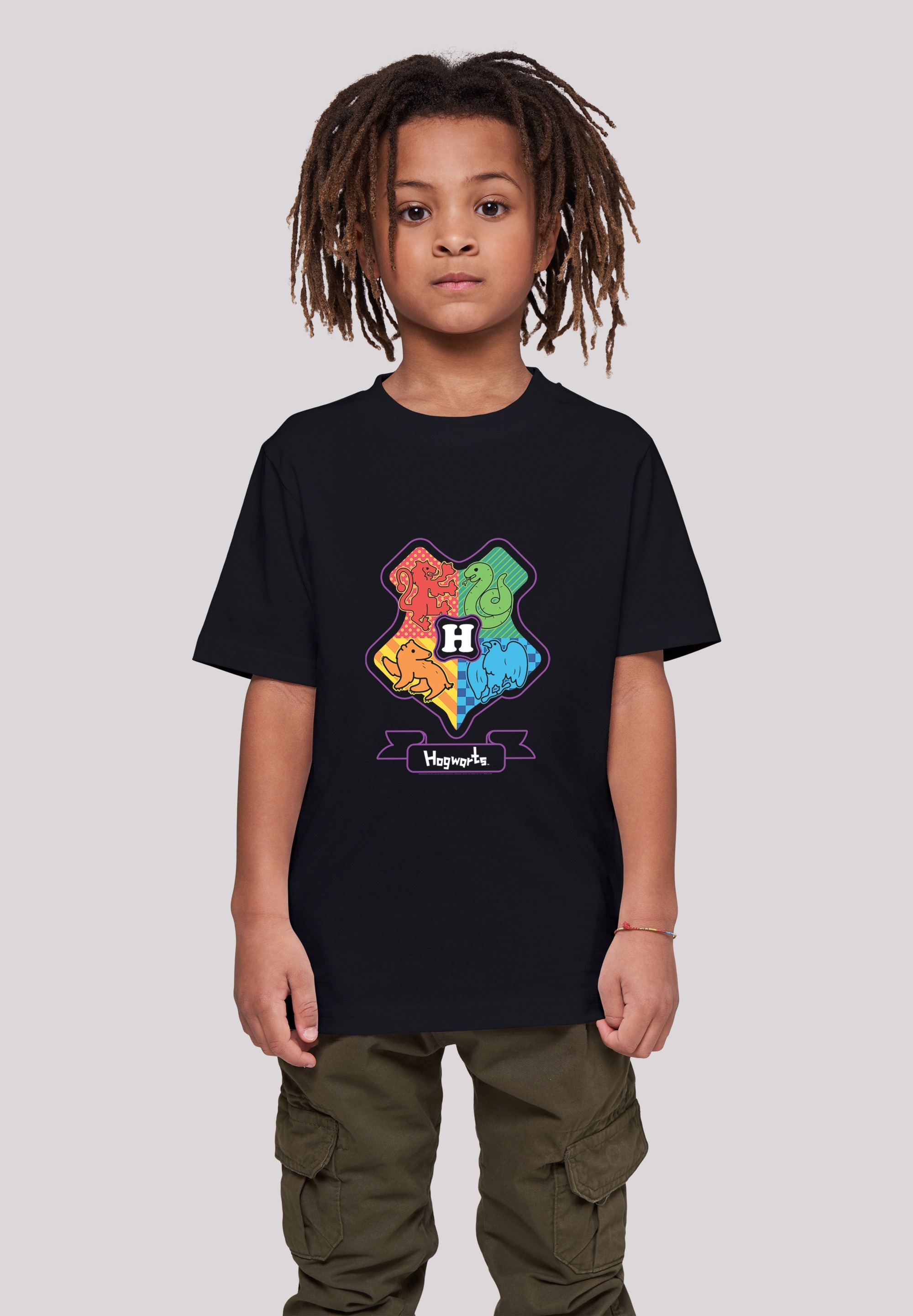 Black Friday F4NT4STIC T-Shirt »Harry Potter Junior Hogwarts Crest«, Print  | BAUR