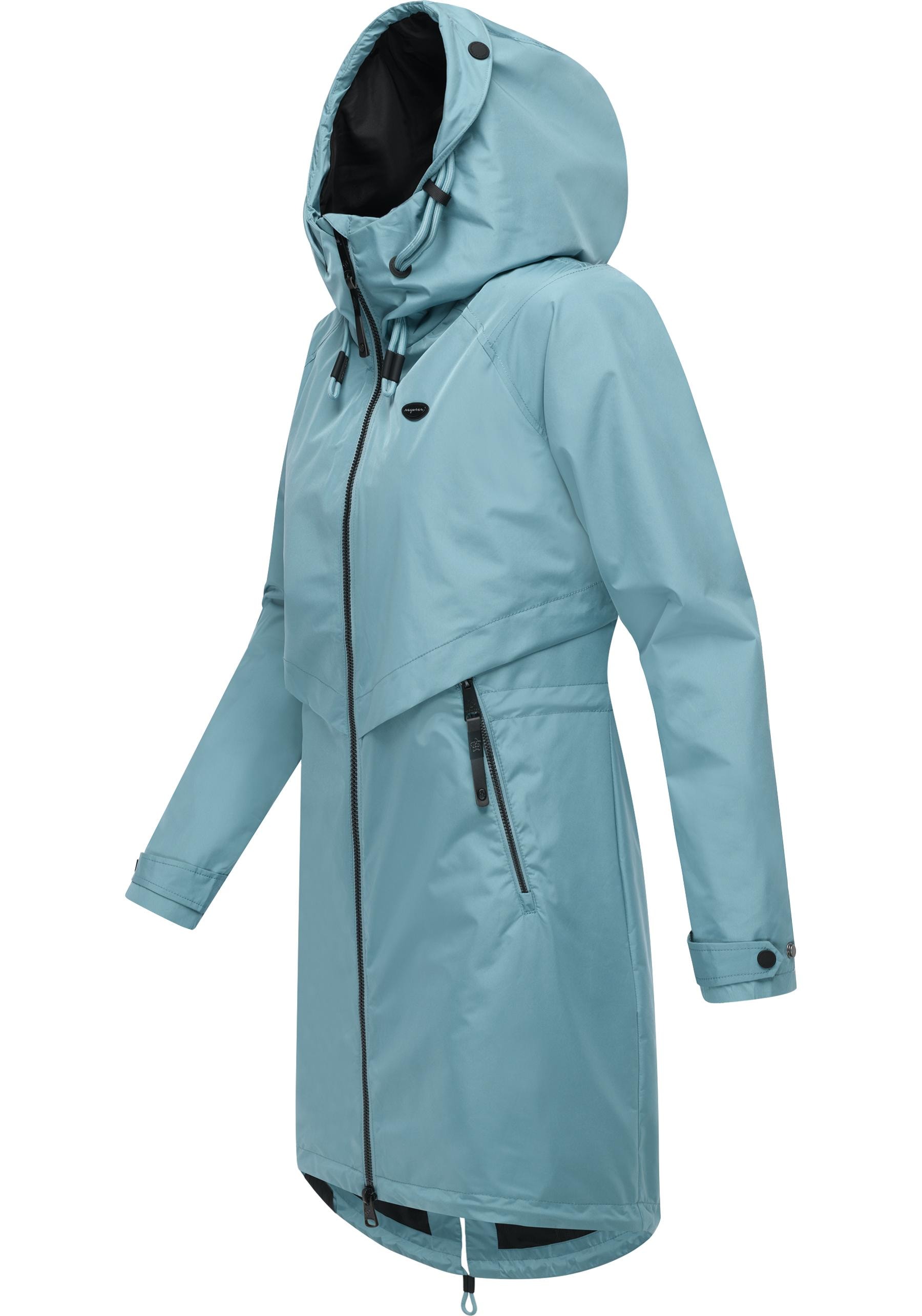 Ragwear Jerseymantel »Frodik« Wasserdichter oversized Damen Parka für die Übergangszeit