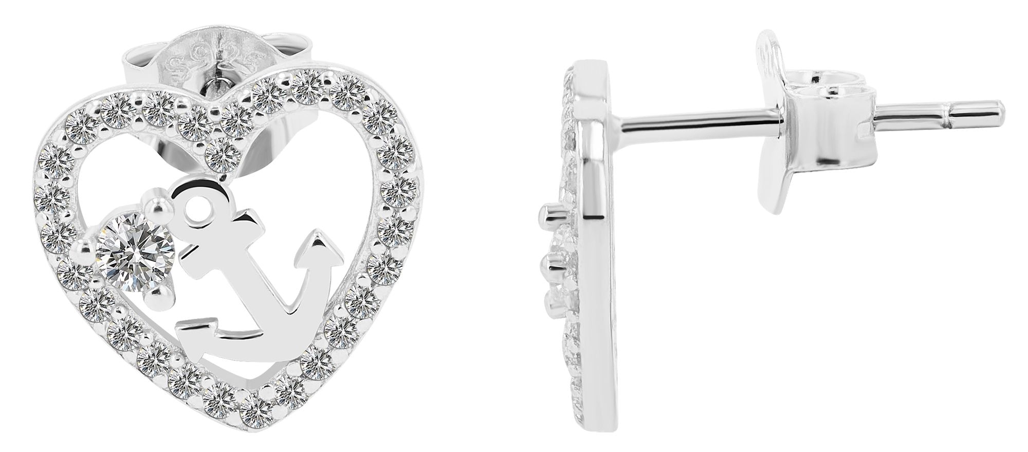 Adelia´s Paar Ohrhänger "Damen Ohrringe – Ohrstecker aus 925 Silber" Eine s günstig online kaufen