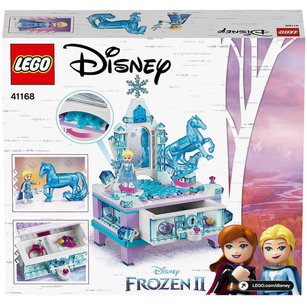 LEGO® Konstruktionsspielsteine »Elsas Schmuckkästchen (41168), LEGO® Disney Princess«, (300 St.)