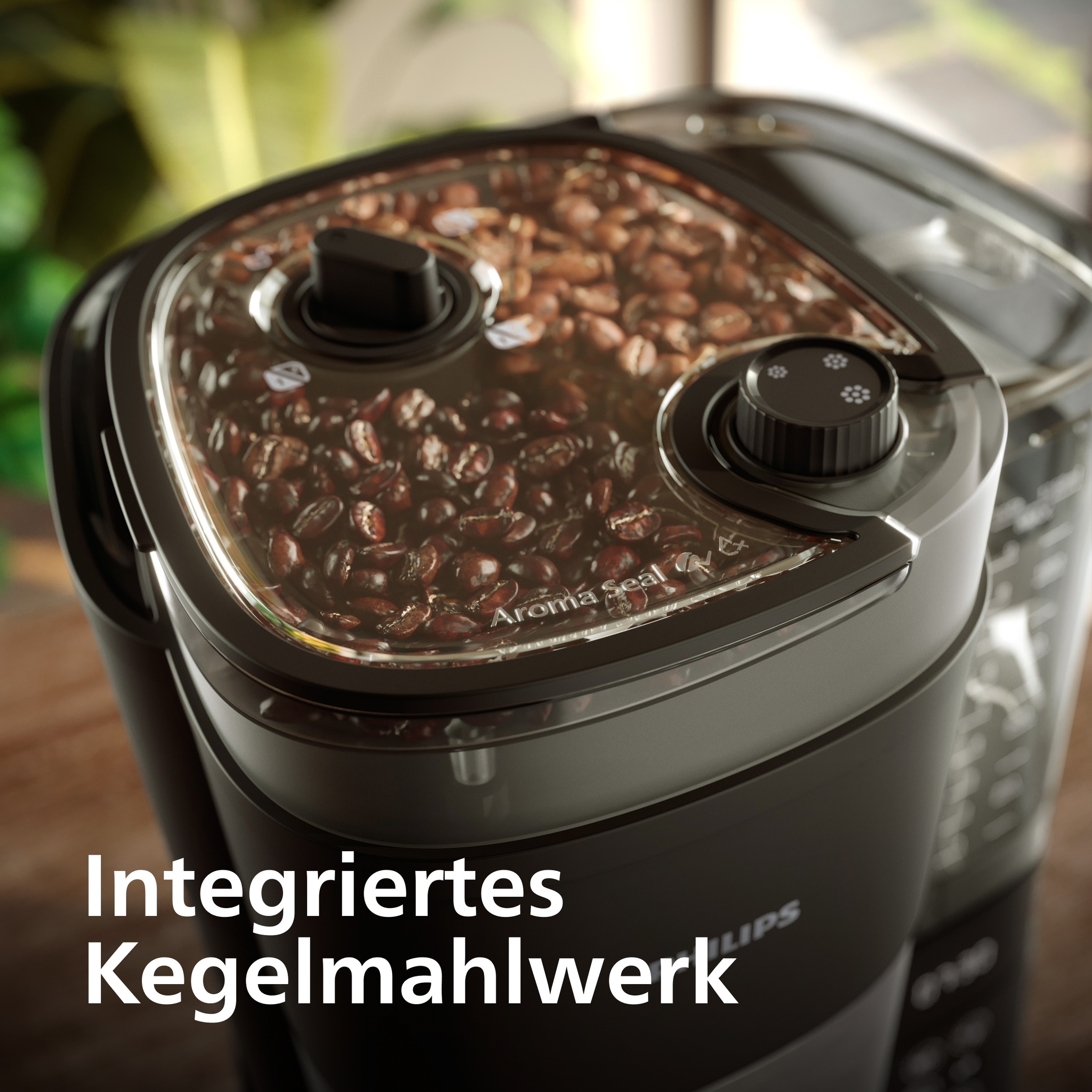 Philips Kaffeemaschine mit Mahlwerk »HD7900/90 All-in-1 Brew mit abnehmbarem Duo-Kaffeebohnenbehälter« Permanentfilter 1x4 mit Intensitätseinstellung, Glaskanne, Timer, Permanentfilter inkl.