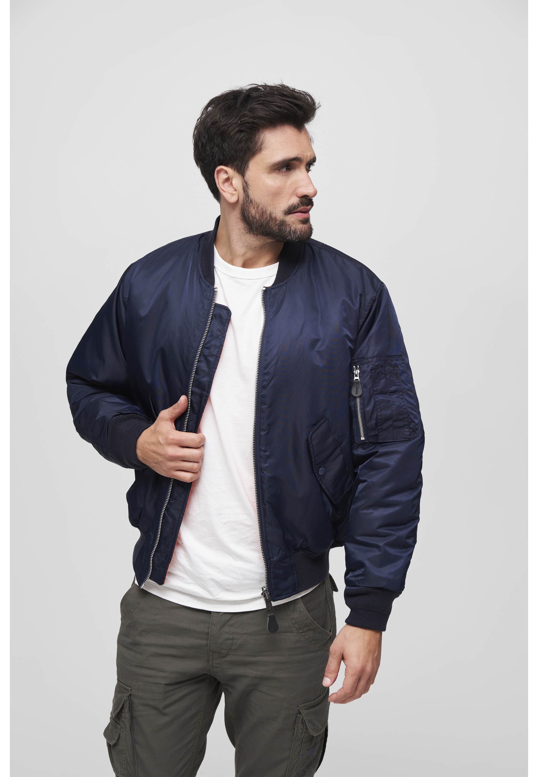 Brandit Anorak »Brandit Herren MA1 Bomber Jacket« 1 Stk. tlg. ohne Kapuze