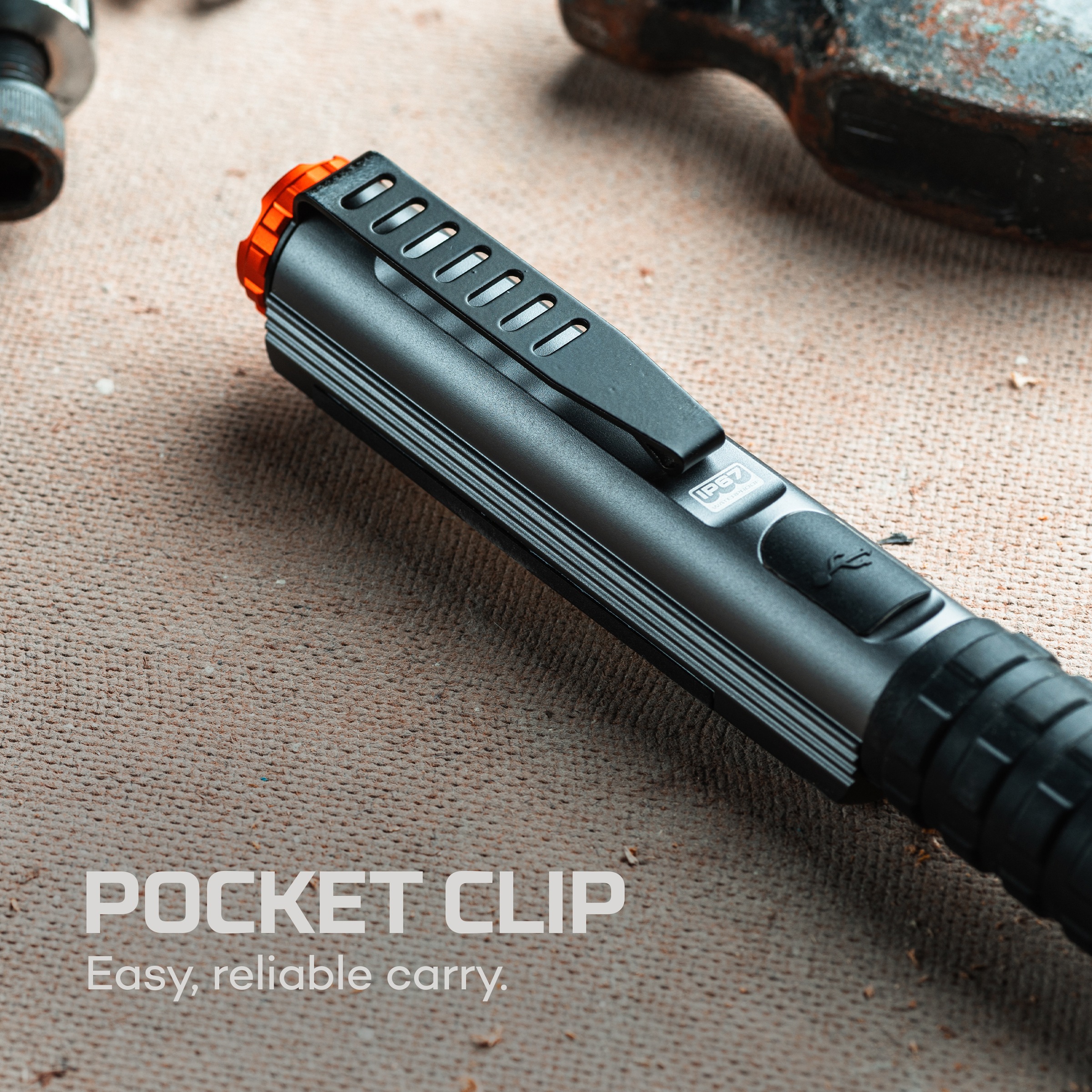 NEBO LED Taschenlampe »Nebo BIG LARRY PRO« Set, Taschenlampe inkl. Ladekabel, 2 Stk. tlg.