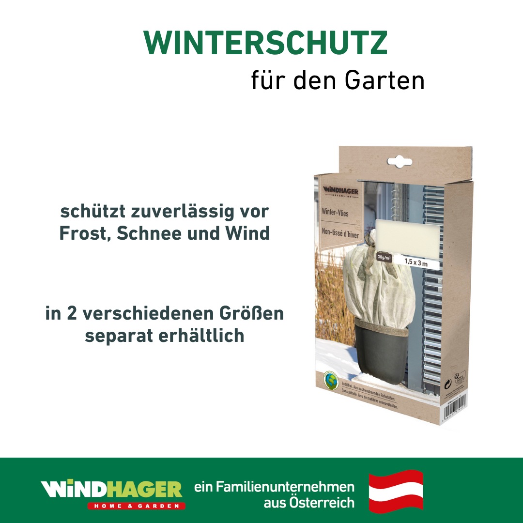 Windhager Winterschutzvlies »Winter-Vlieshaube, Winter- und Kälteschutz für Pflanzen« UV stabilisiert und witterungsbeständig, 1,1x1,1 m, Stärke 50 g/m2