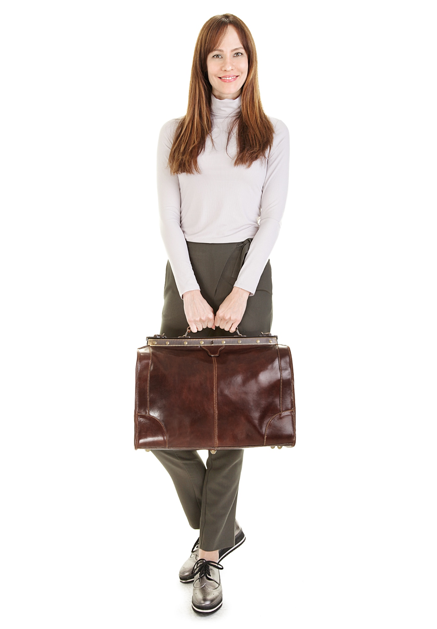 Piké Reisetasche »LOMBARDIA MEDIUM«, echt Leder, Made in Italy