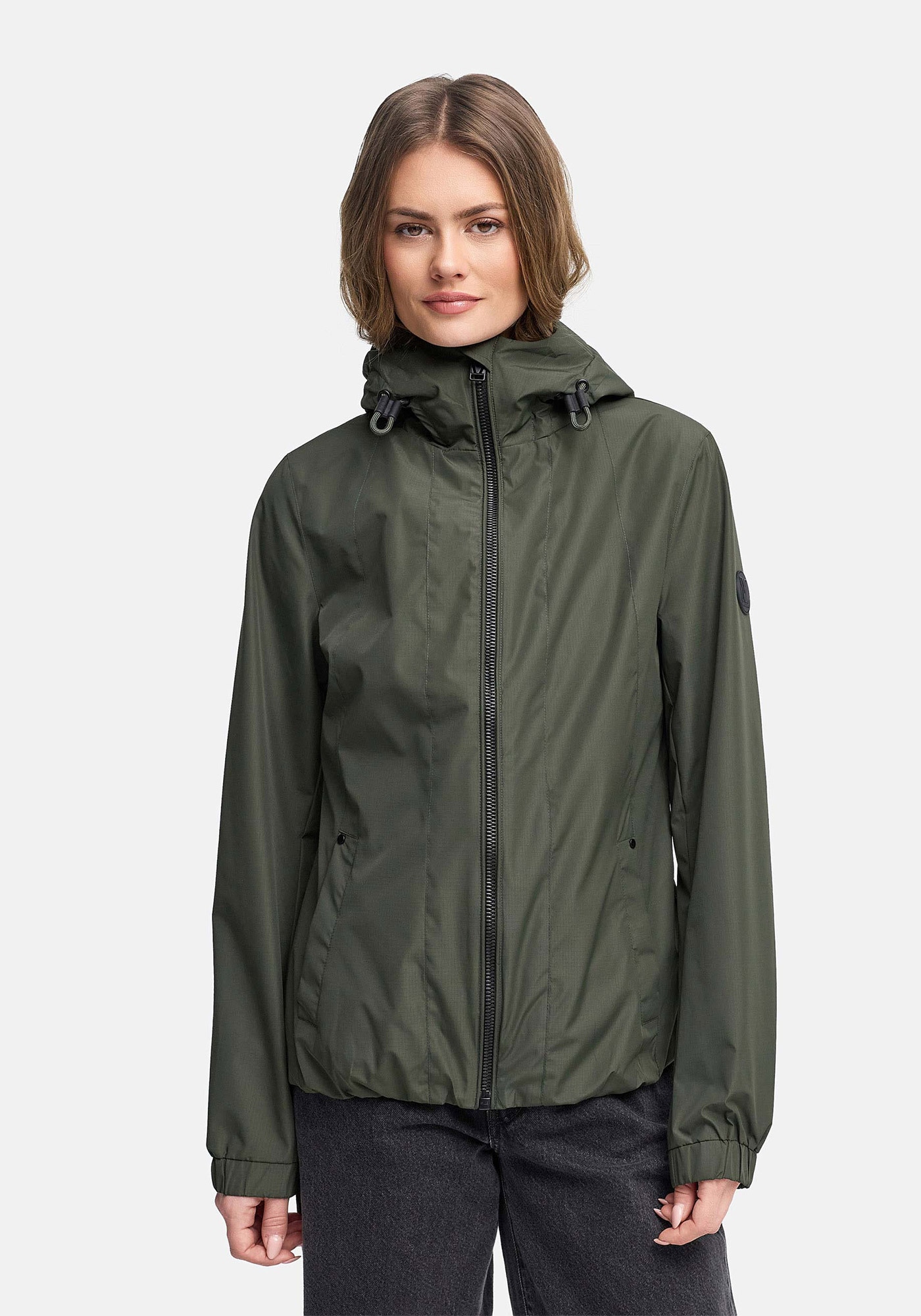 Marikoo "Yoshikoo" Sportliche Funktionsjacke mit Kapuze und hochschließendem Kragen